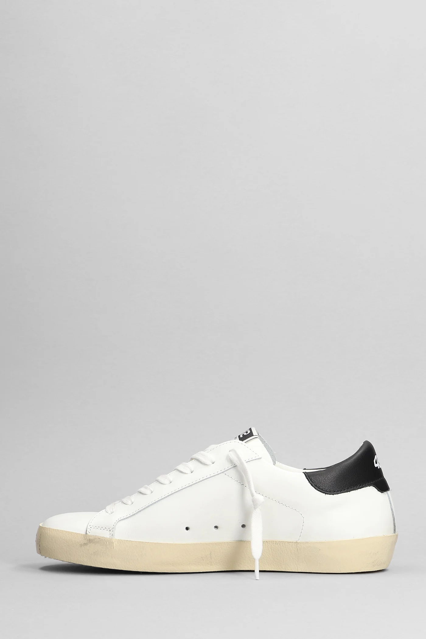 Suprime Sneakers in white suede and leather - Image 3