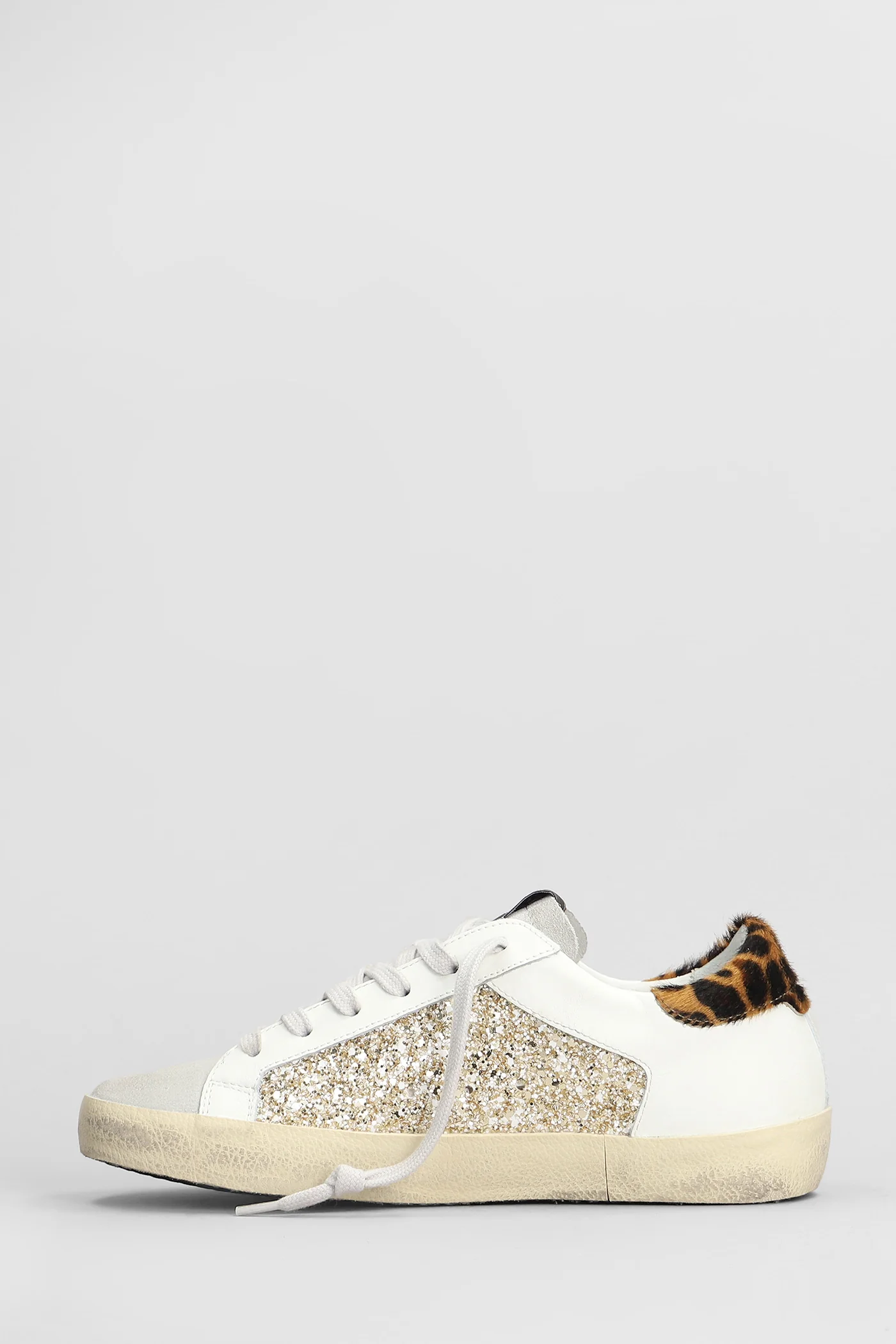 Suprime Sneakers in white suede and leather - Image 3