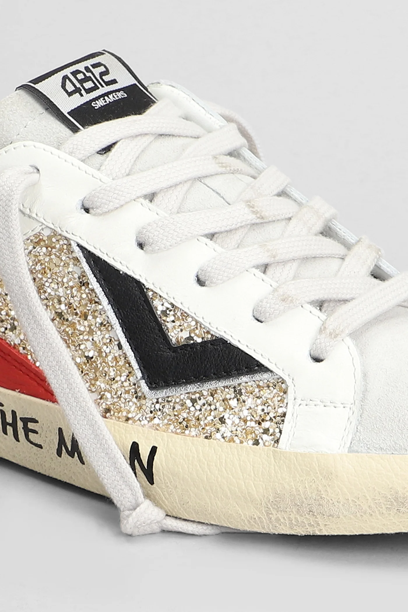 Suprime Sneakers in white suede and leather - Image 5