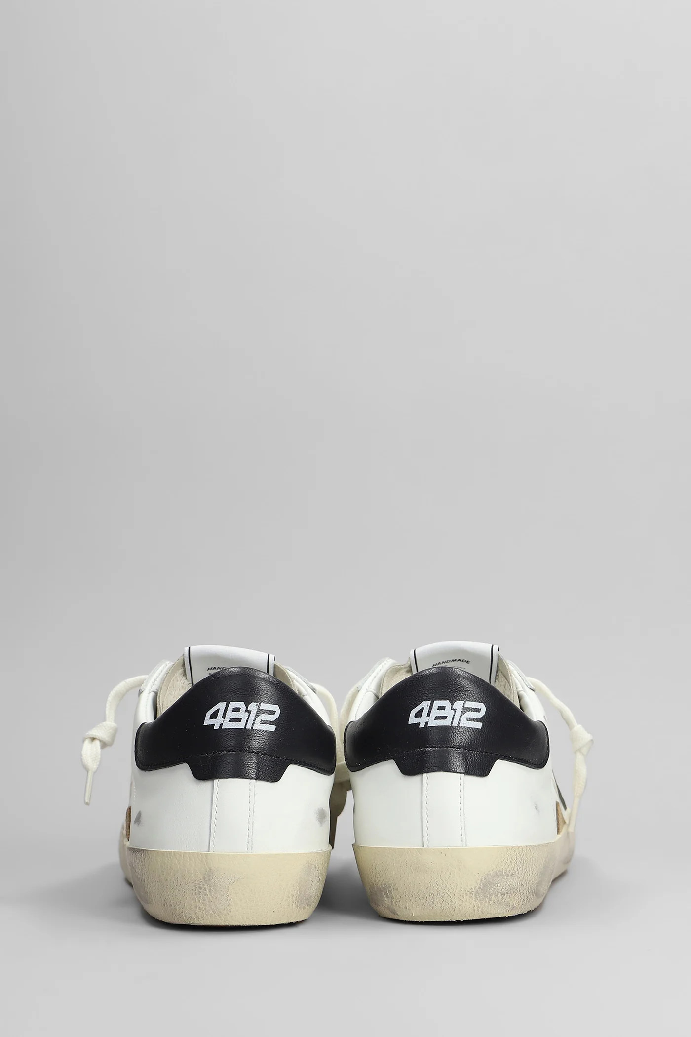 Suprime Sneakers in white suede and leather - Image 4