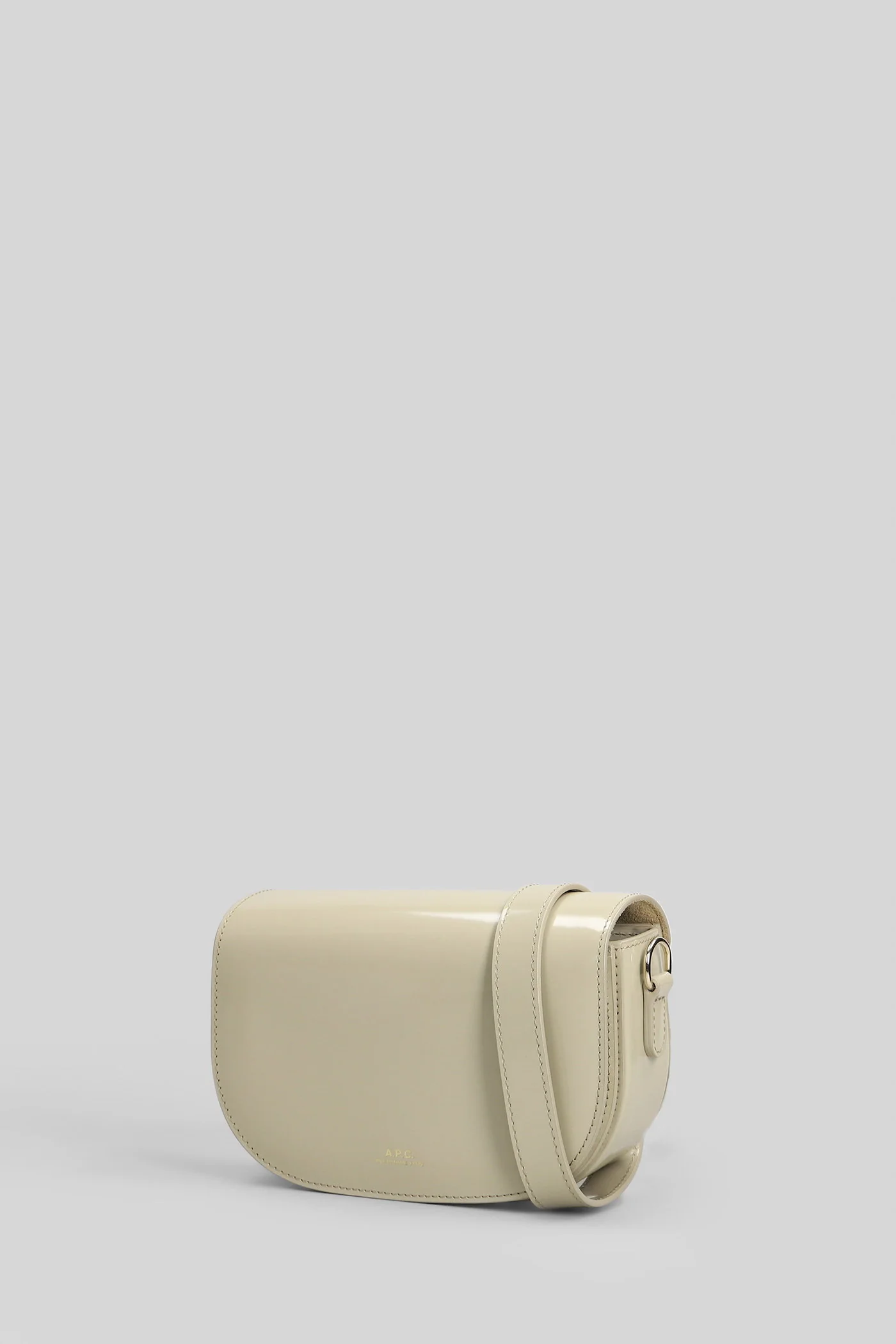 B side small Shoulder bag in grey leather - Image 2