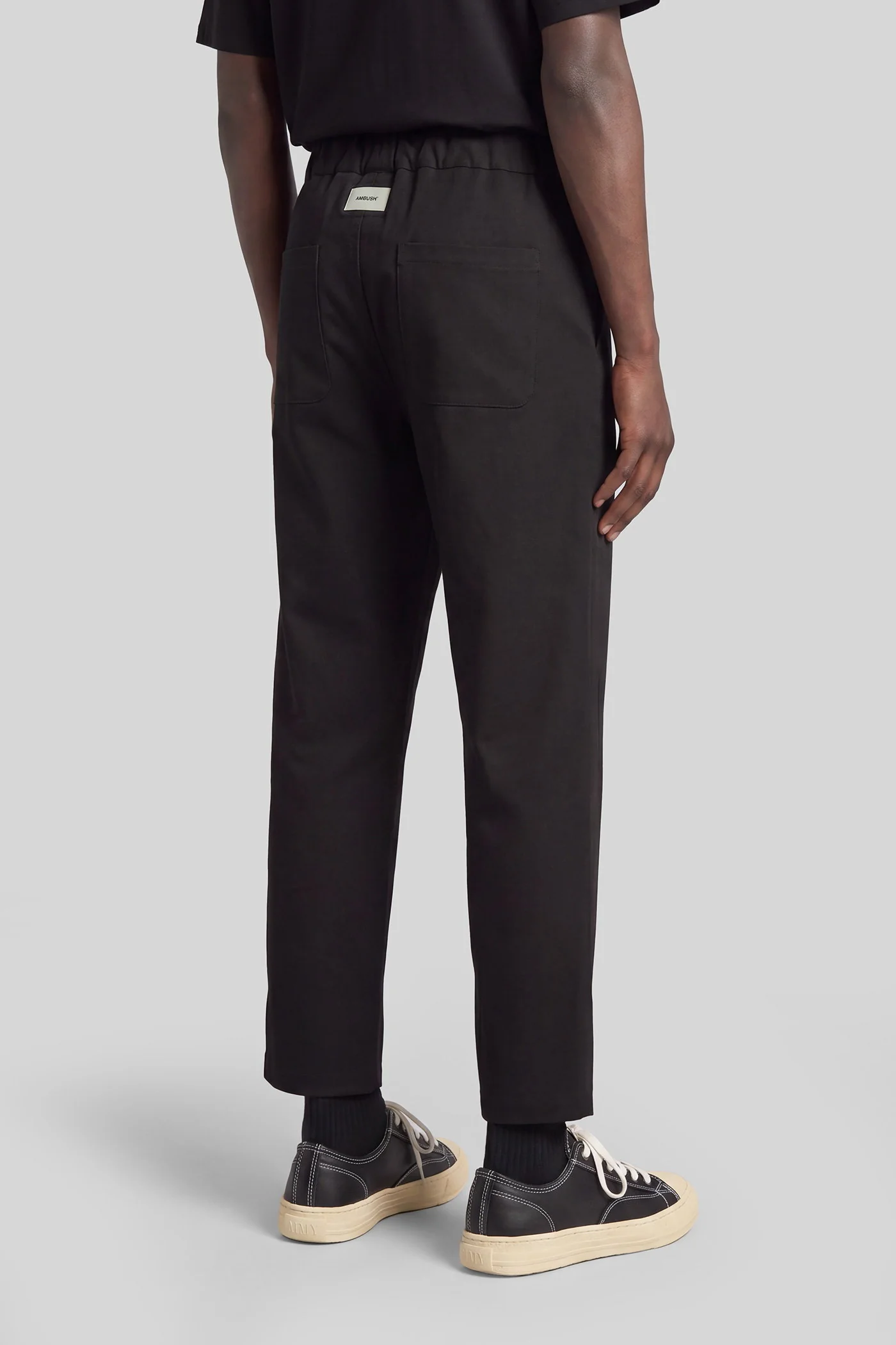 Pants in black cotton - Image 3