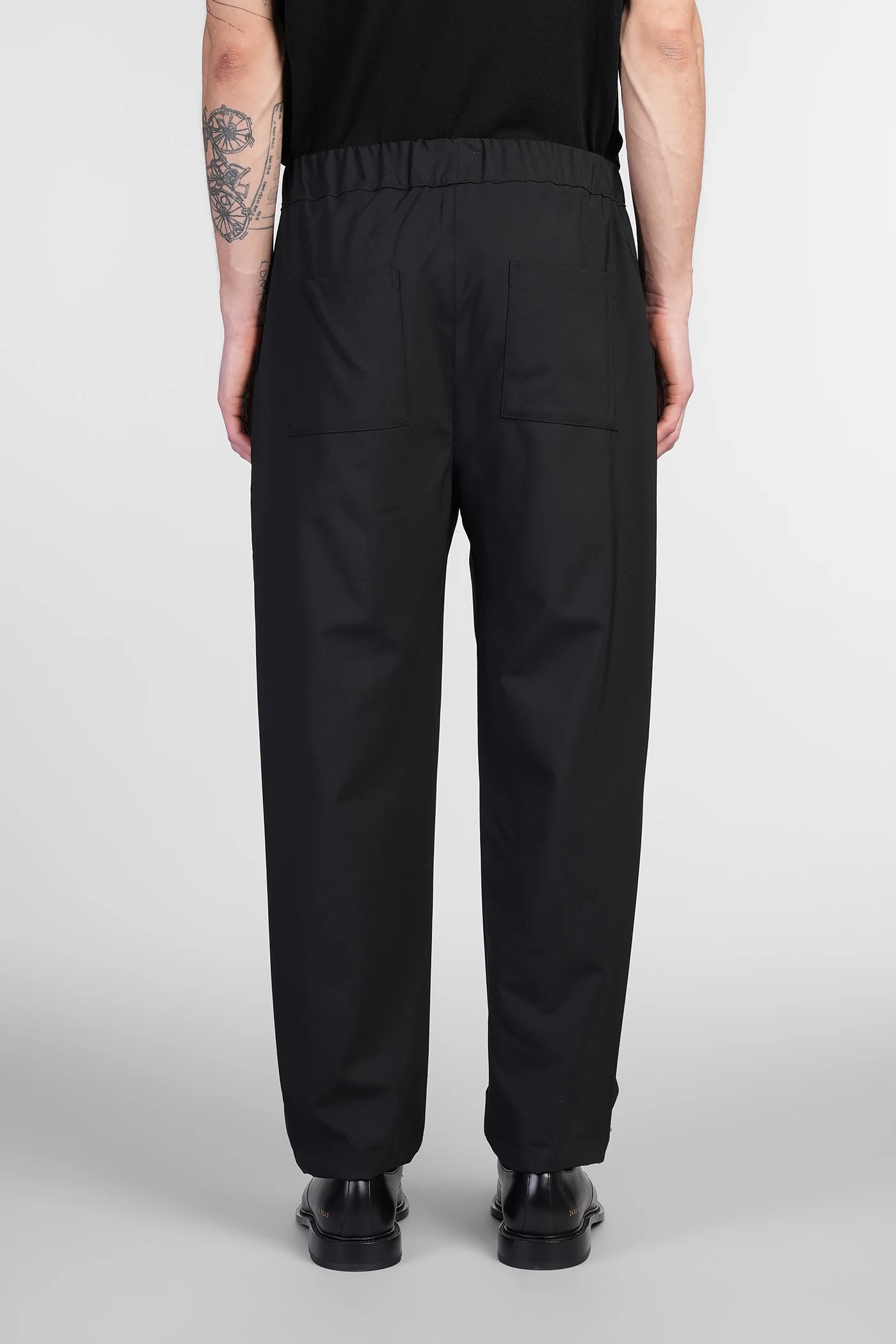 Pants in black wool - Image 3