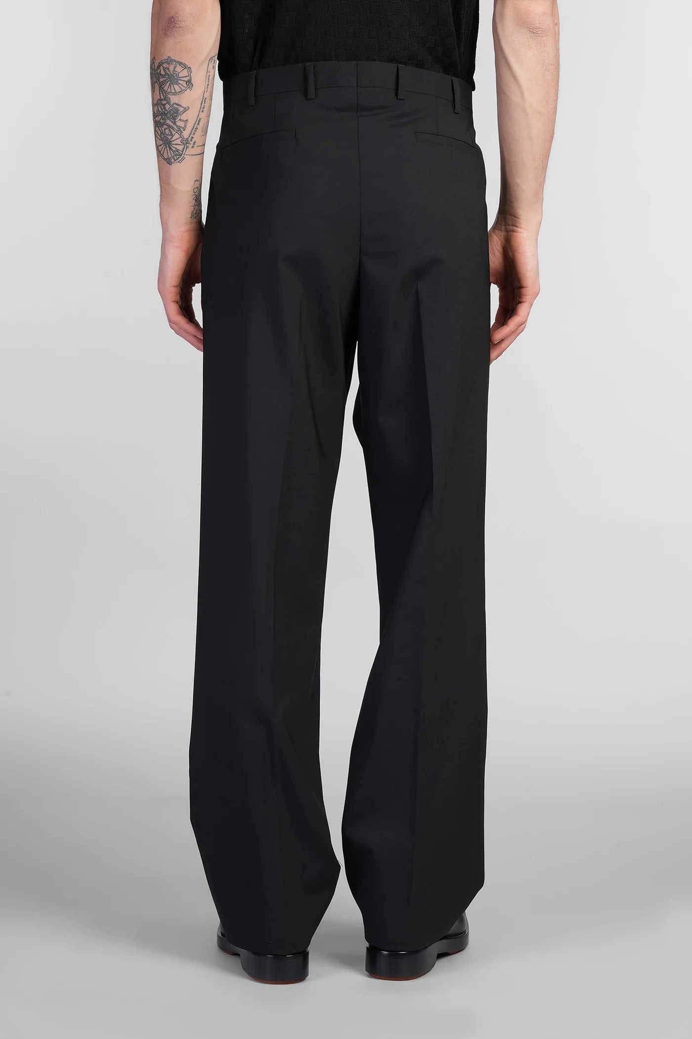 Pants in black wool - Image 3