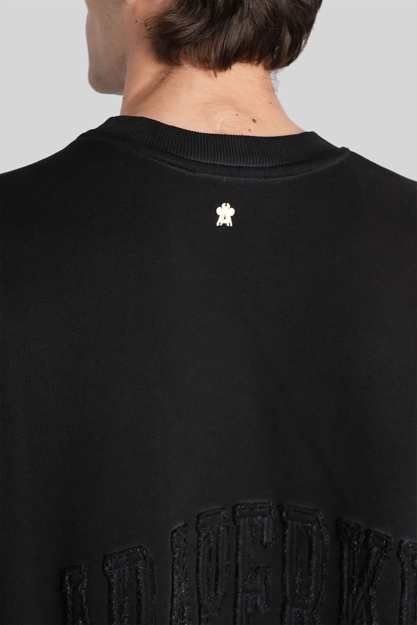 Sweatshirt in black cotton - Image 5