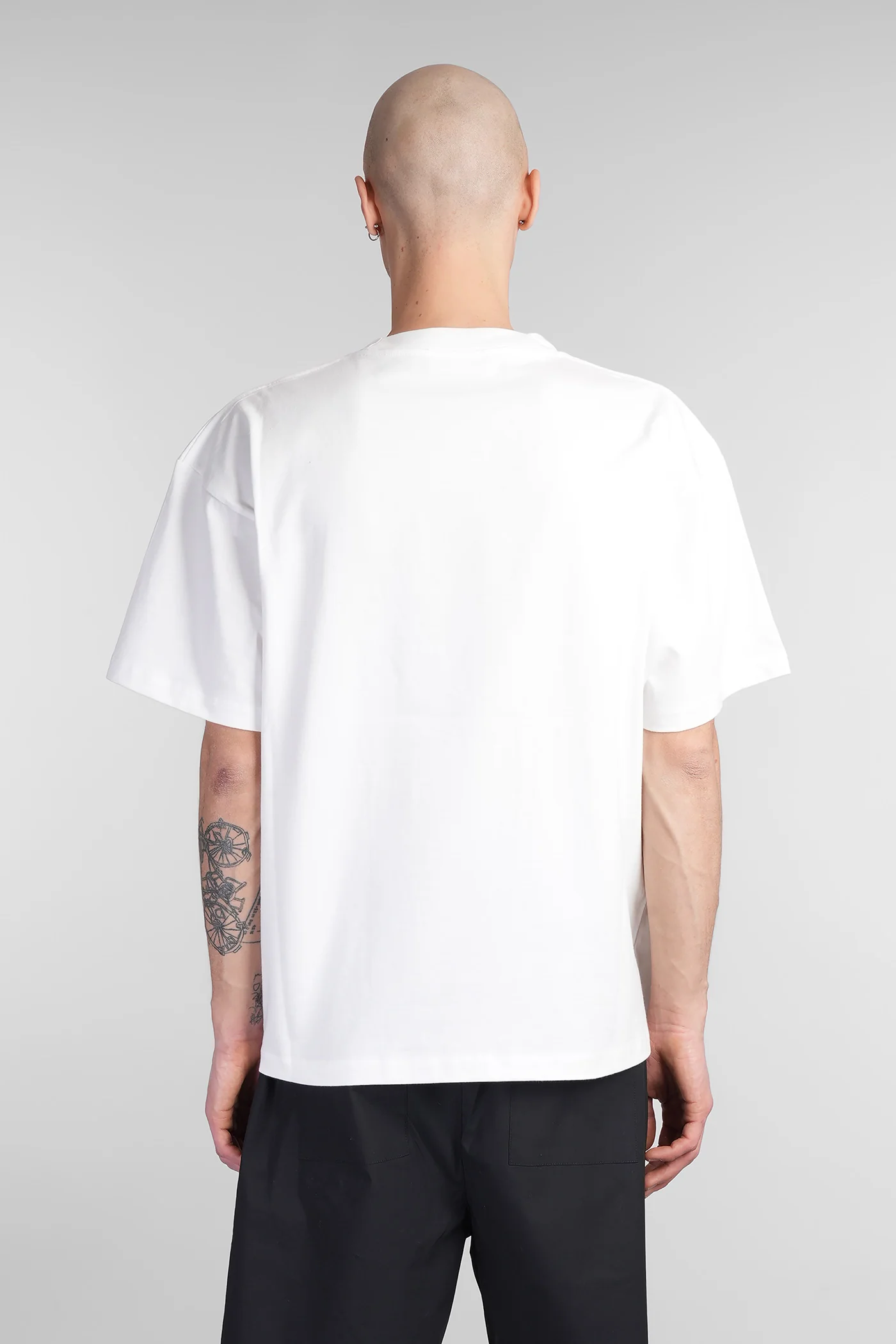 T-Shirt in white cotton - Image 3