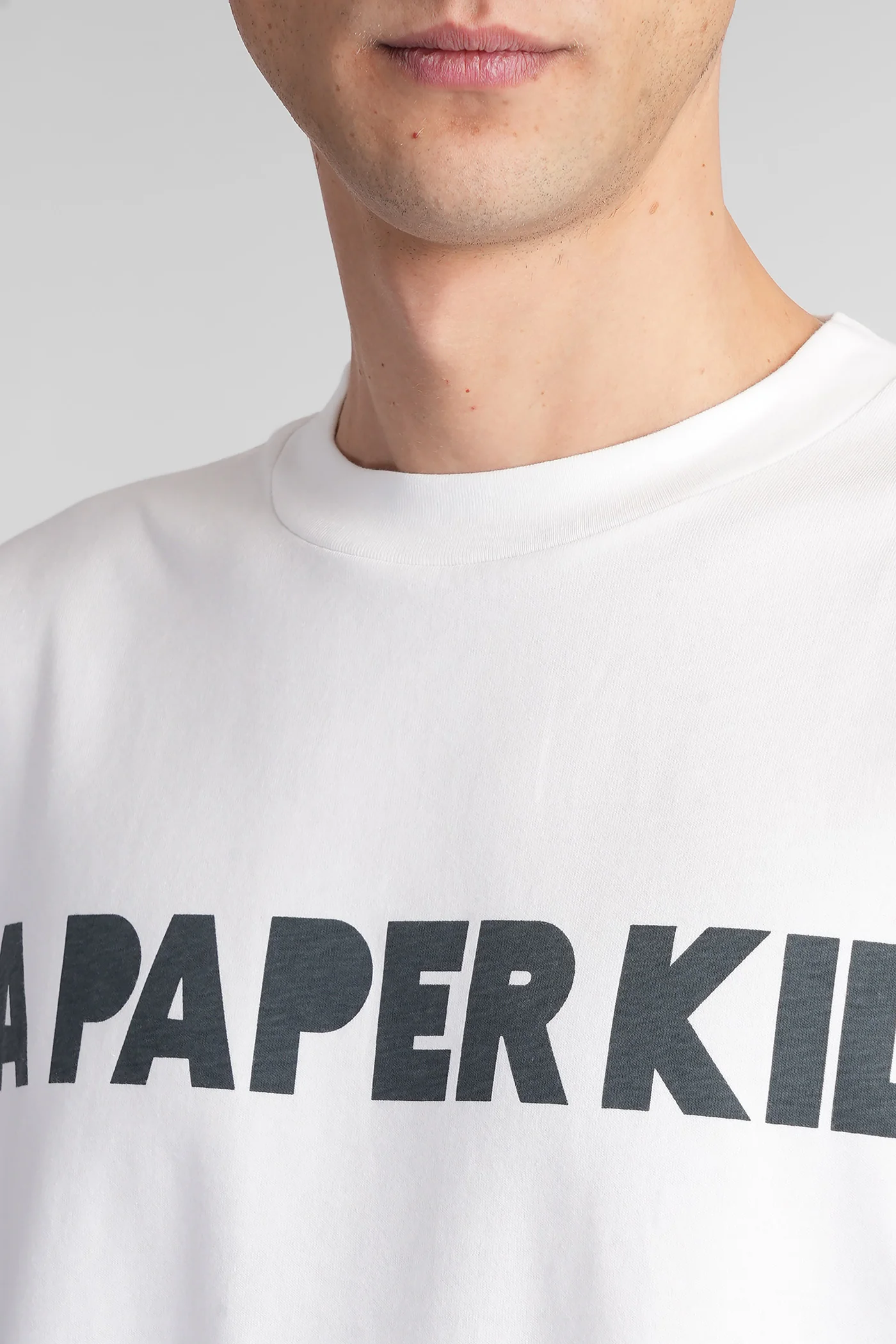T-Shirt in white cotton - Image 5