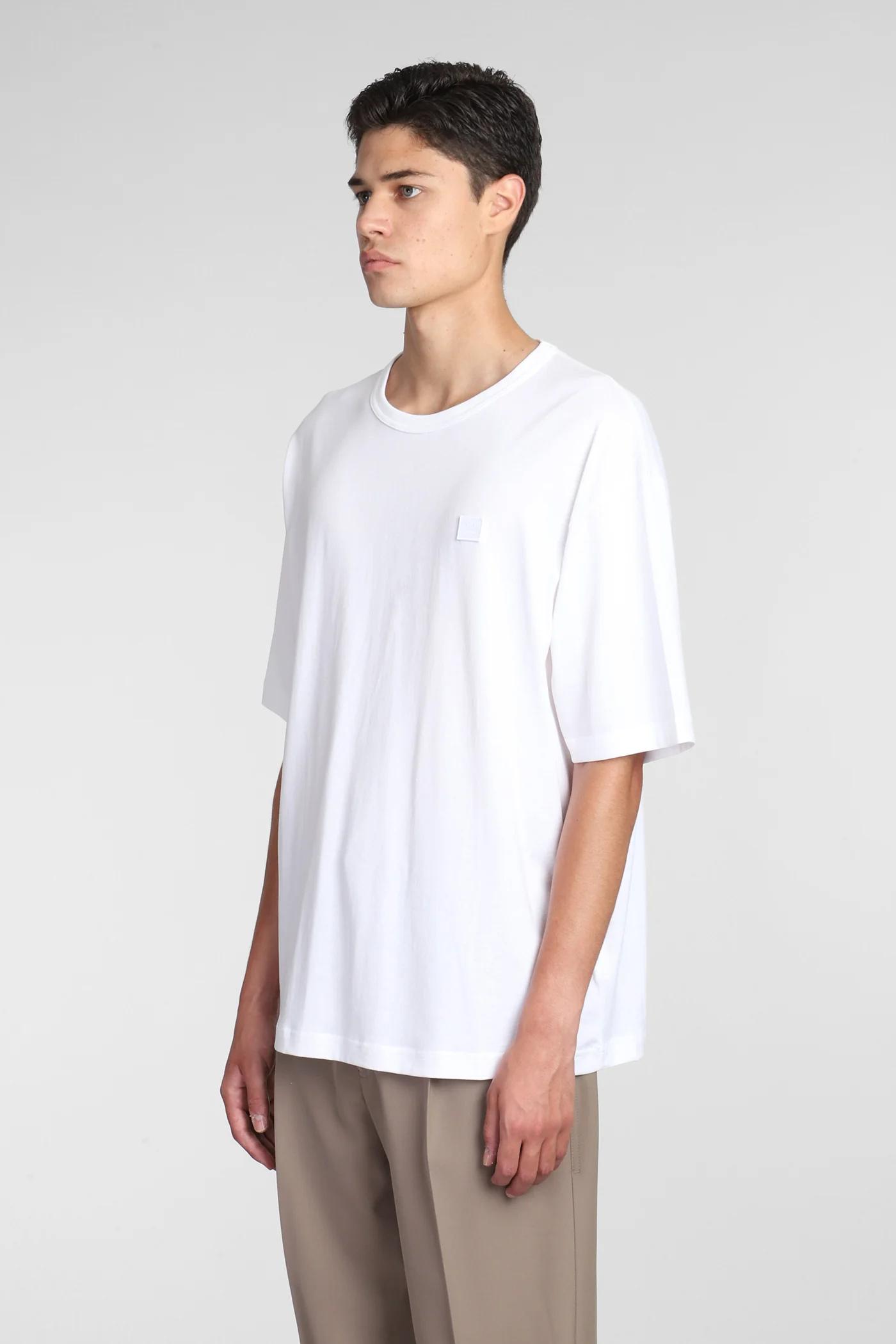 T-Shirt in white cotton - Image 4