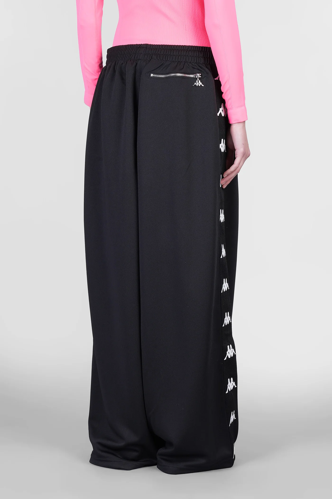 Pants in black polyester - Image 3