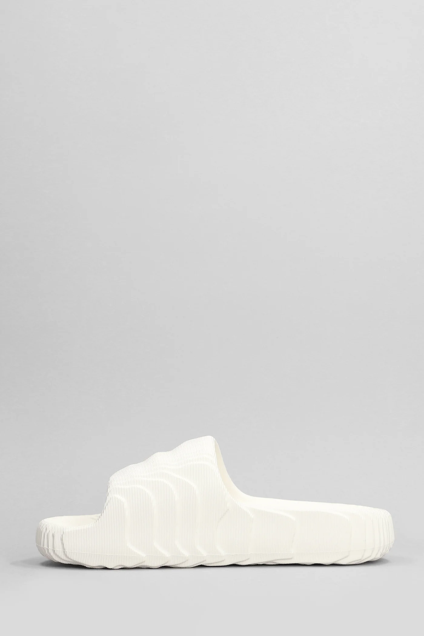 Adilette 22 Slipper-Mule in white rubber/plasic - Image 3