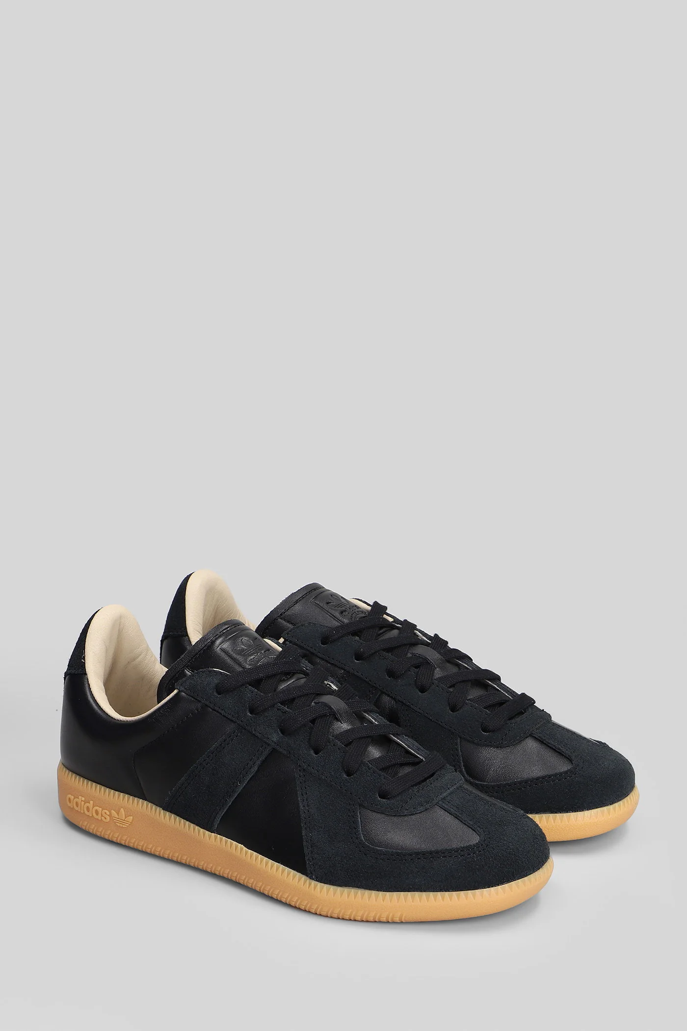 Bw army Sneakers in black suede and leather - Image 2