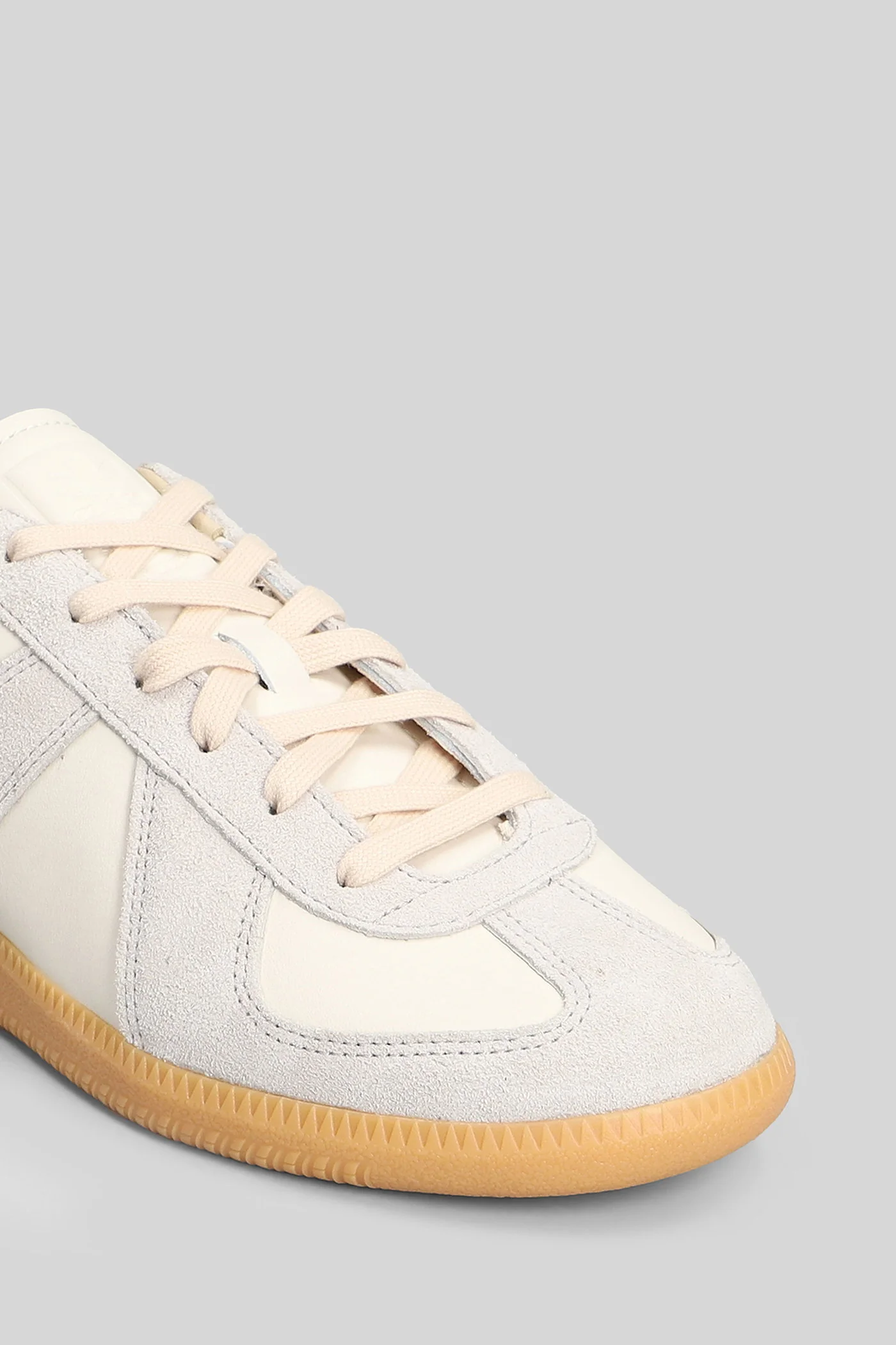 Bw army Sneakers in white suede and leather - Image 5
