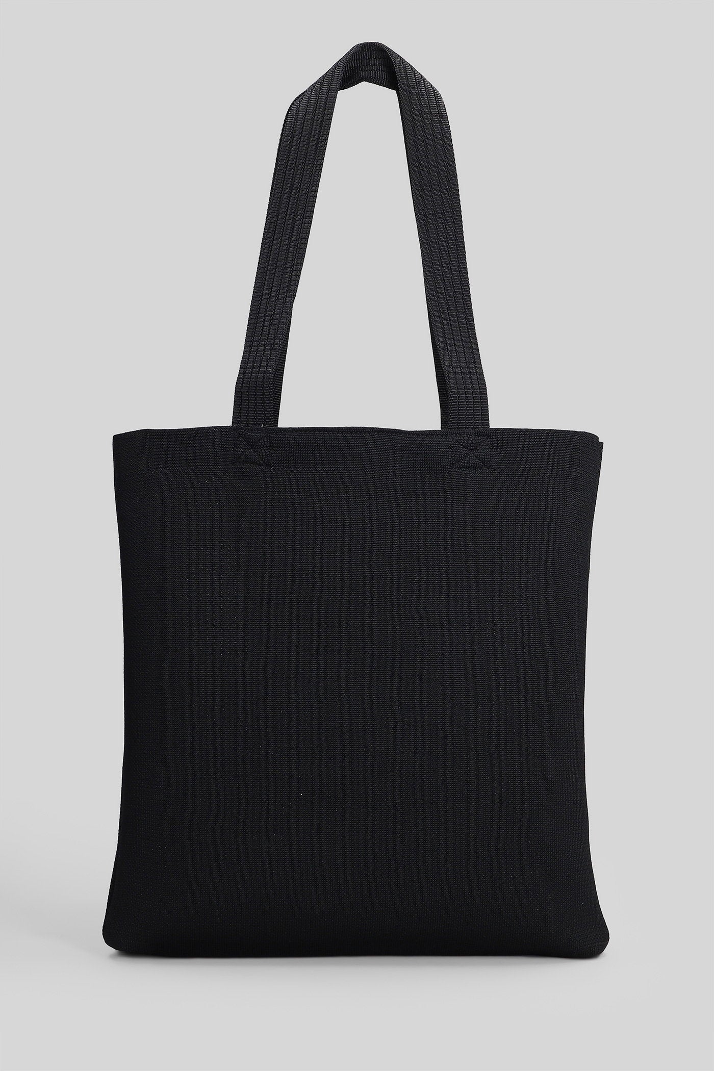 Crochet Tb Tote in black polyester - Image 3