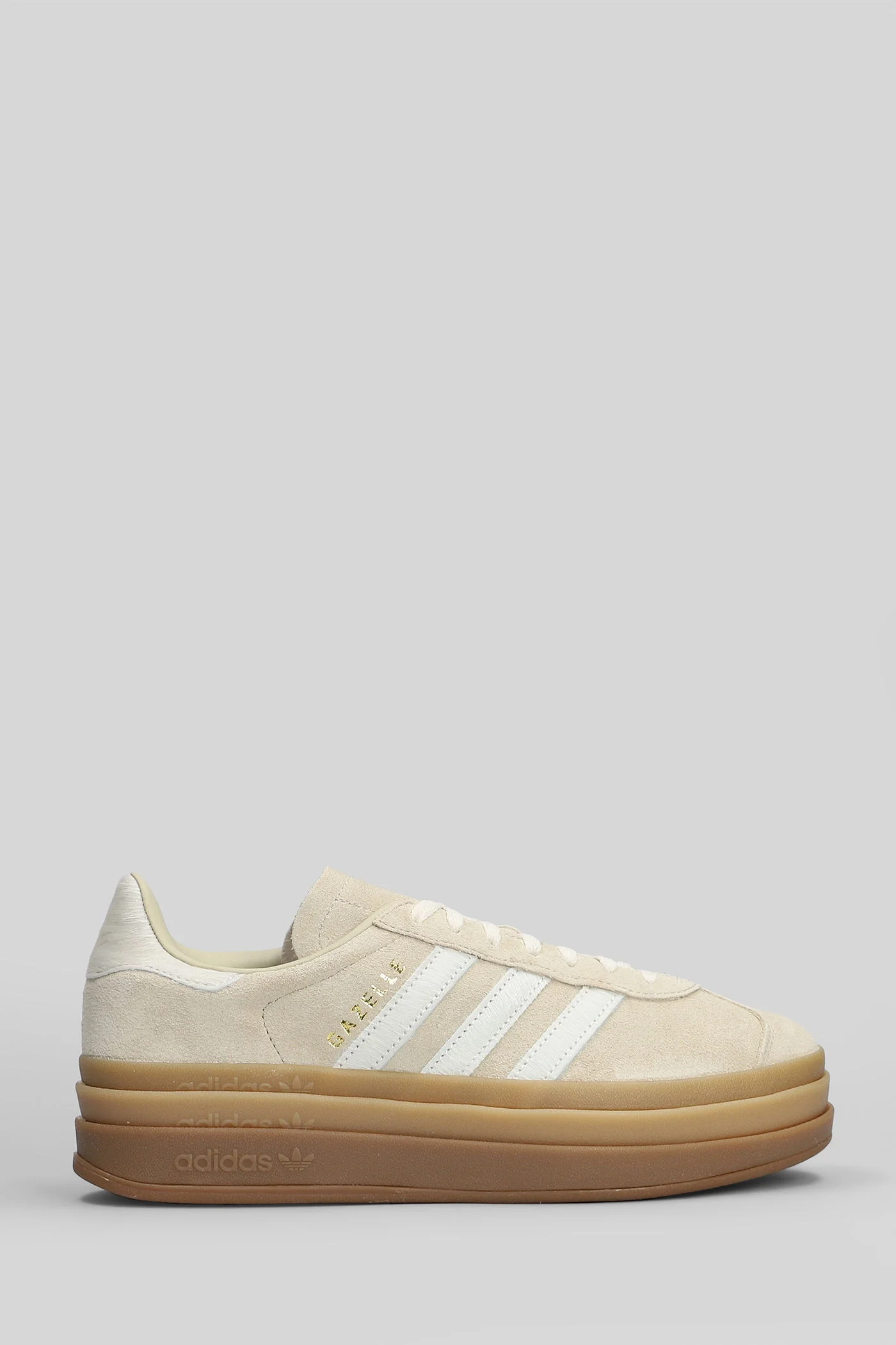 Gazelle Bold Sneakers in beige suede