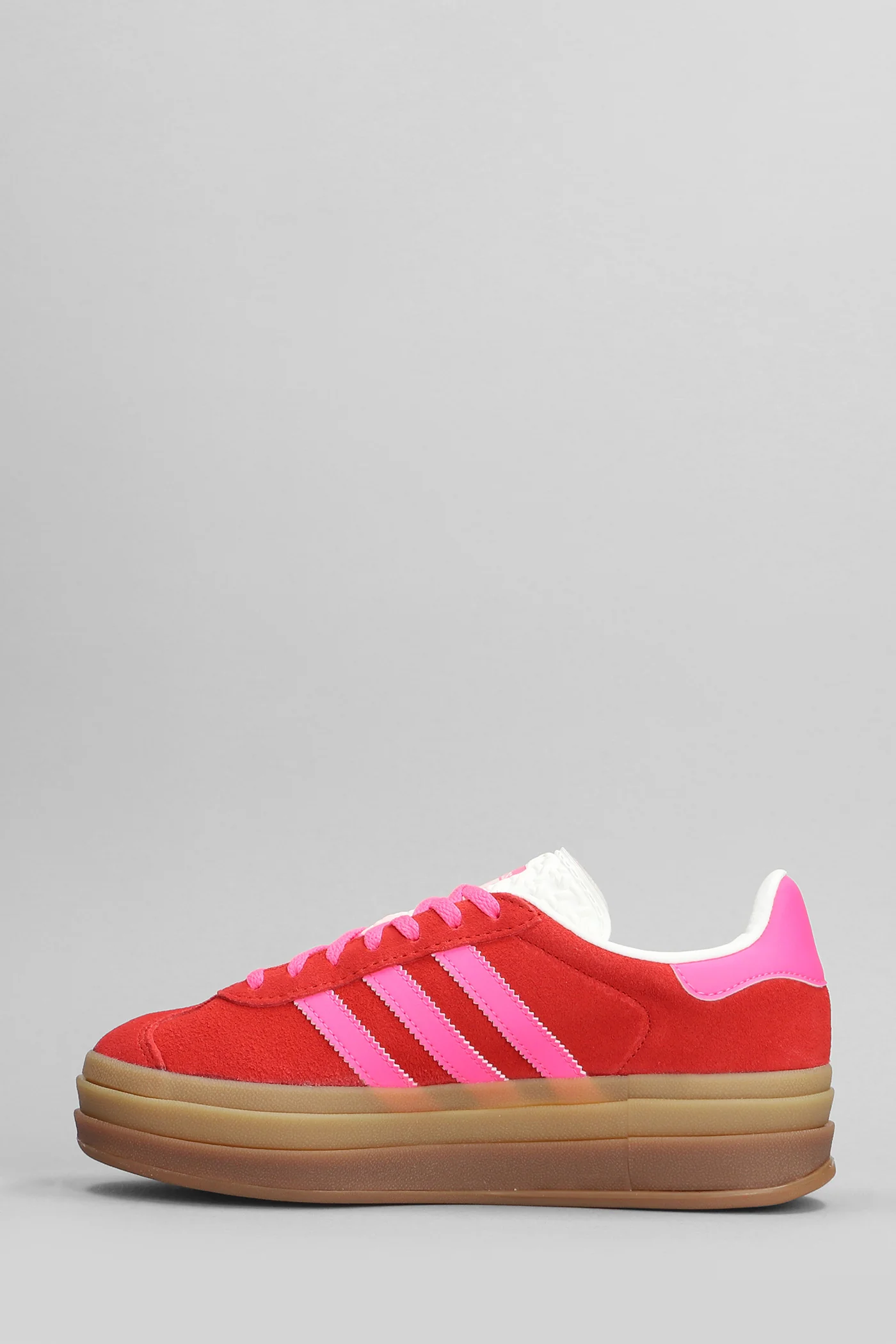 Gazelle Bold Sneakers in red suede - Image 3