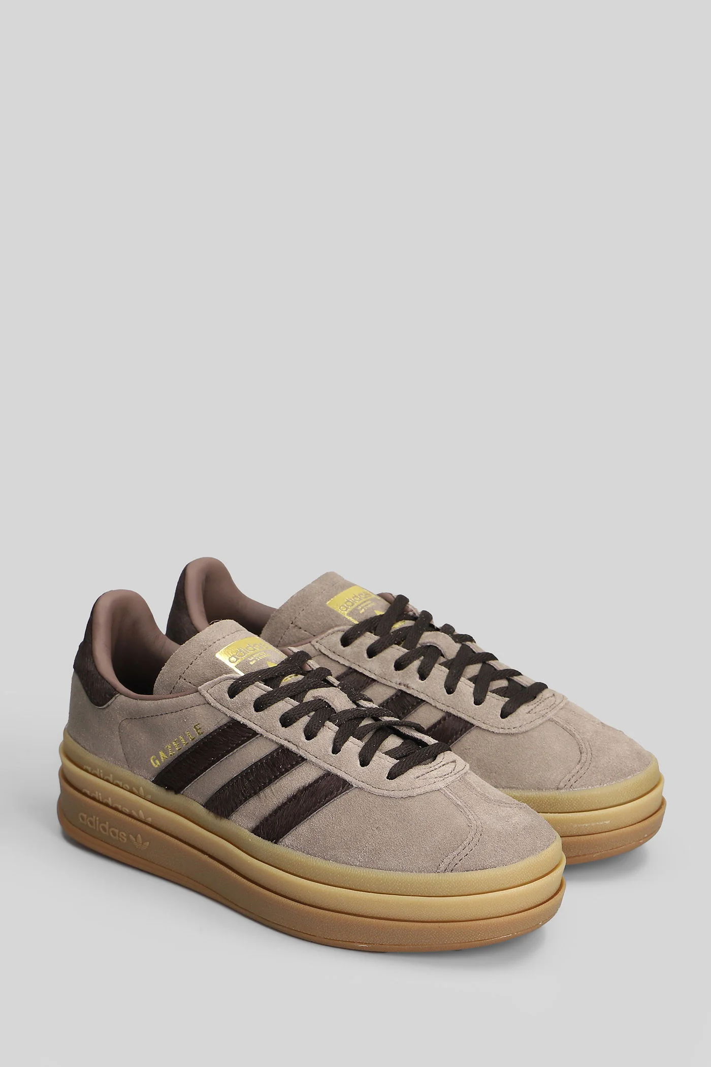 Gazelle Bold W Sneakers in taupe Suede and fabric - Image 2