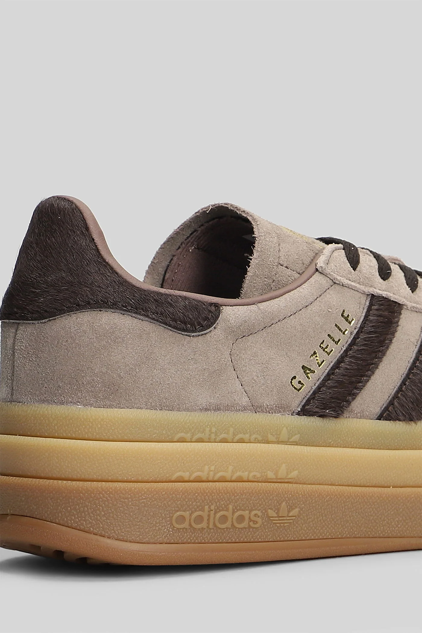 Gazelle Bold W Sneakers in taupe Suede and fabric - Image 5