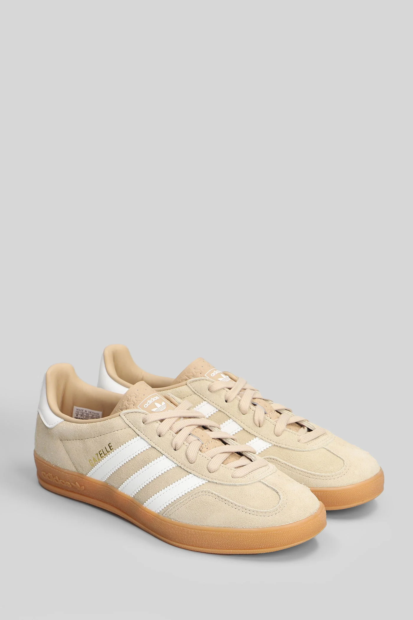 Gazelle Indoor Sneakers in beige suede - Image 2