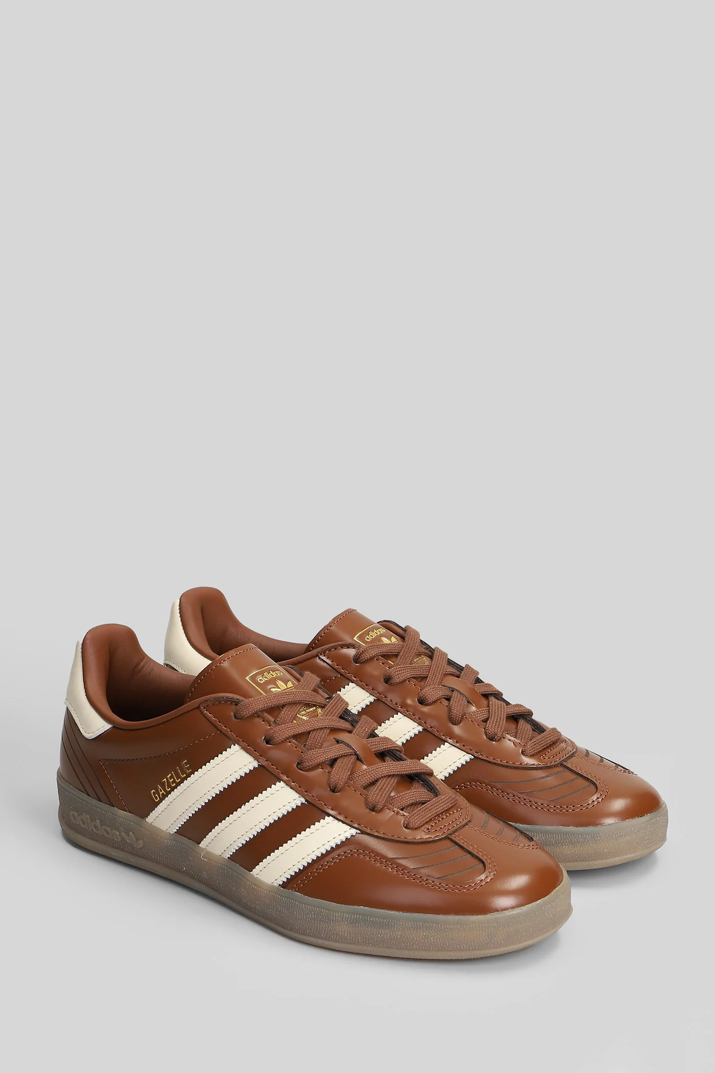 Gazelle Indoor Sneakers in brown leather - Image 2