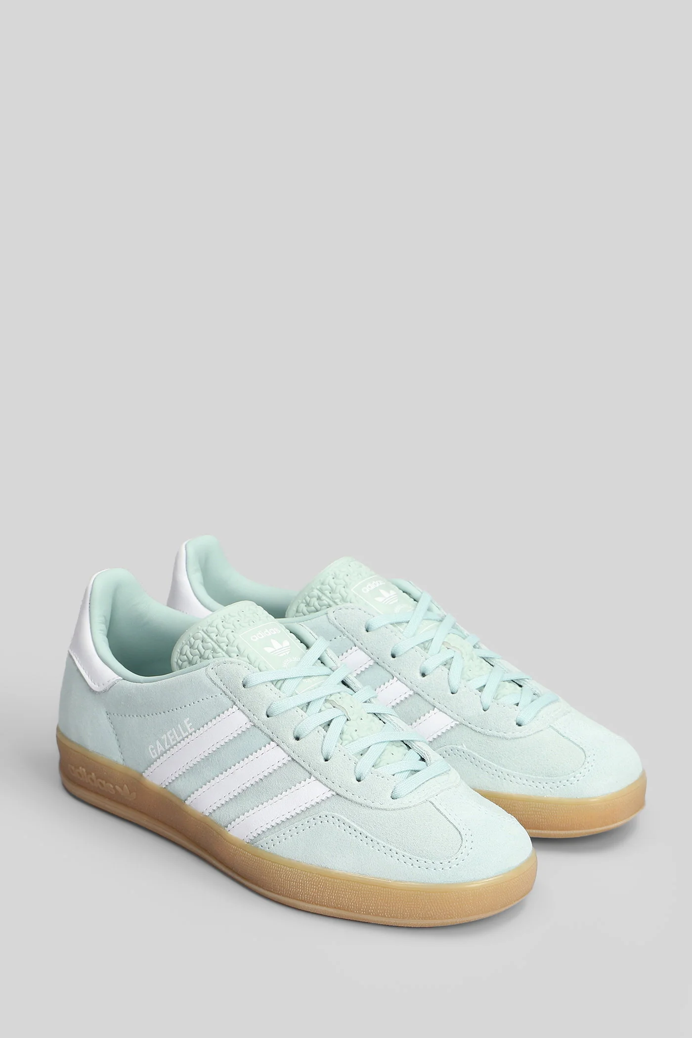 Gazelle Indoor Sneakers in green suede - Image 2