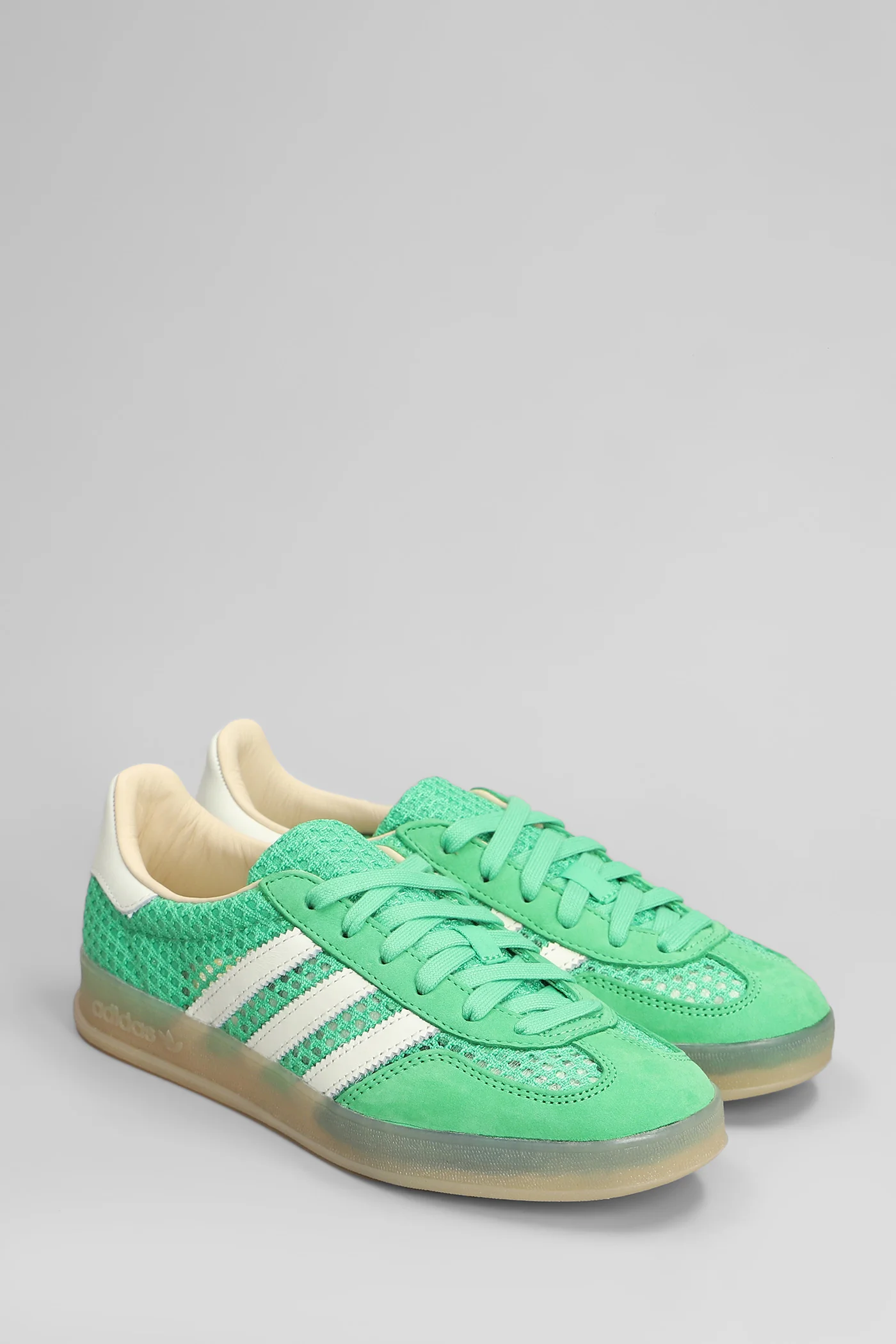 Gazelle Indoor Sneakers in green Suede and fabric - Image 2