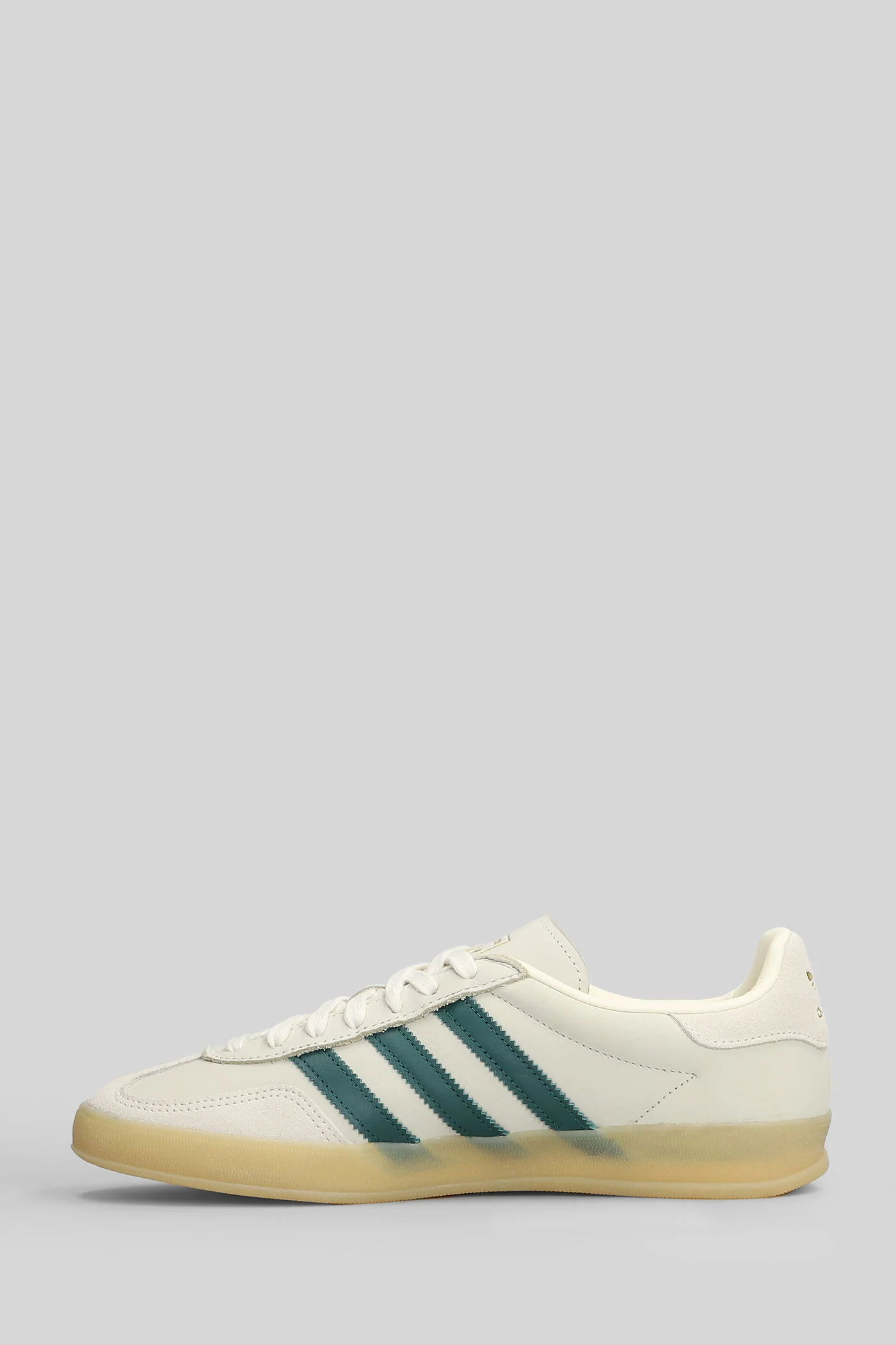 Gazelle Indoor Sneakers in white suede and leather - Image 3