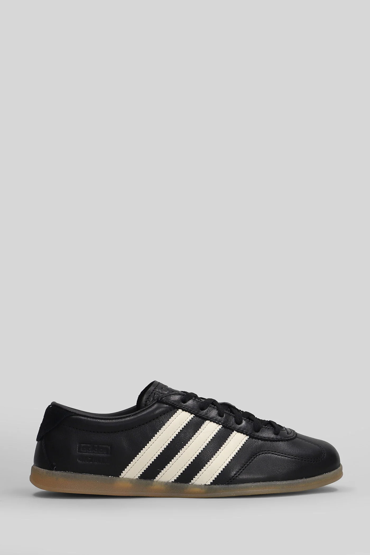 Gazelle Lo Pro Sneakers in black leather