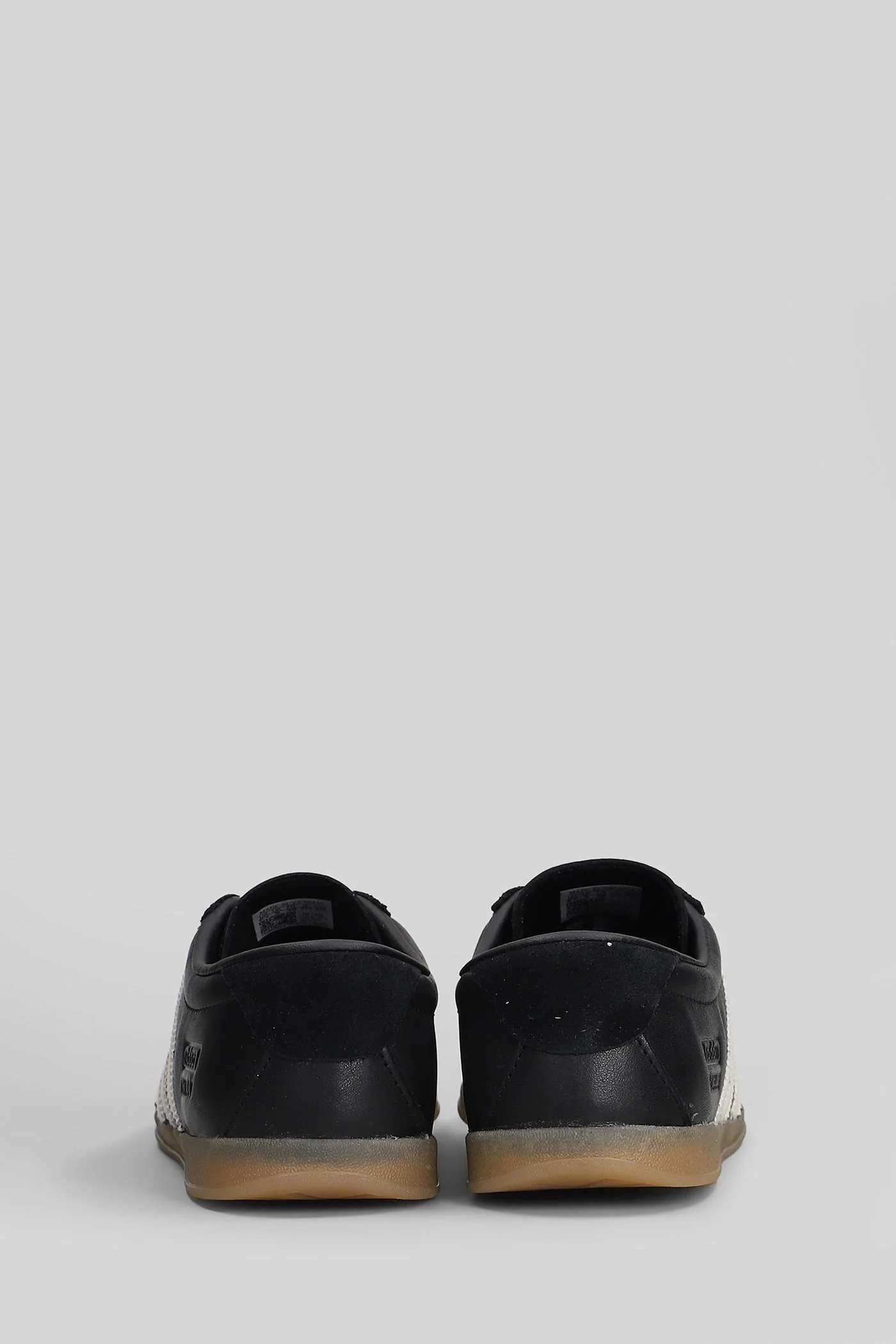 Gazelle Lo Pro Sneakers in black leather - Image 4
