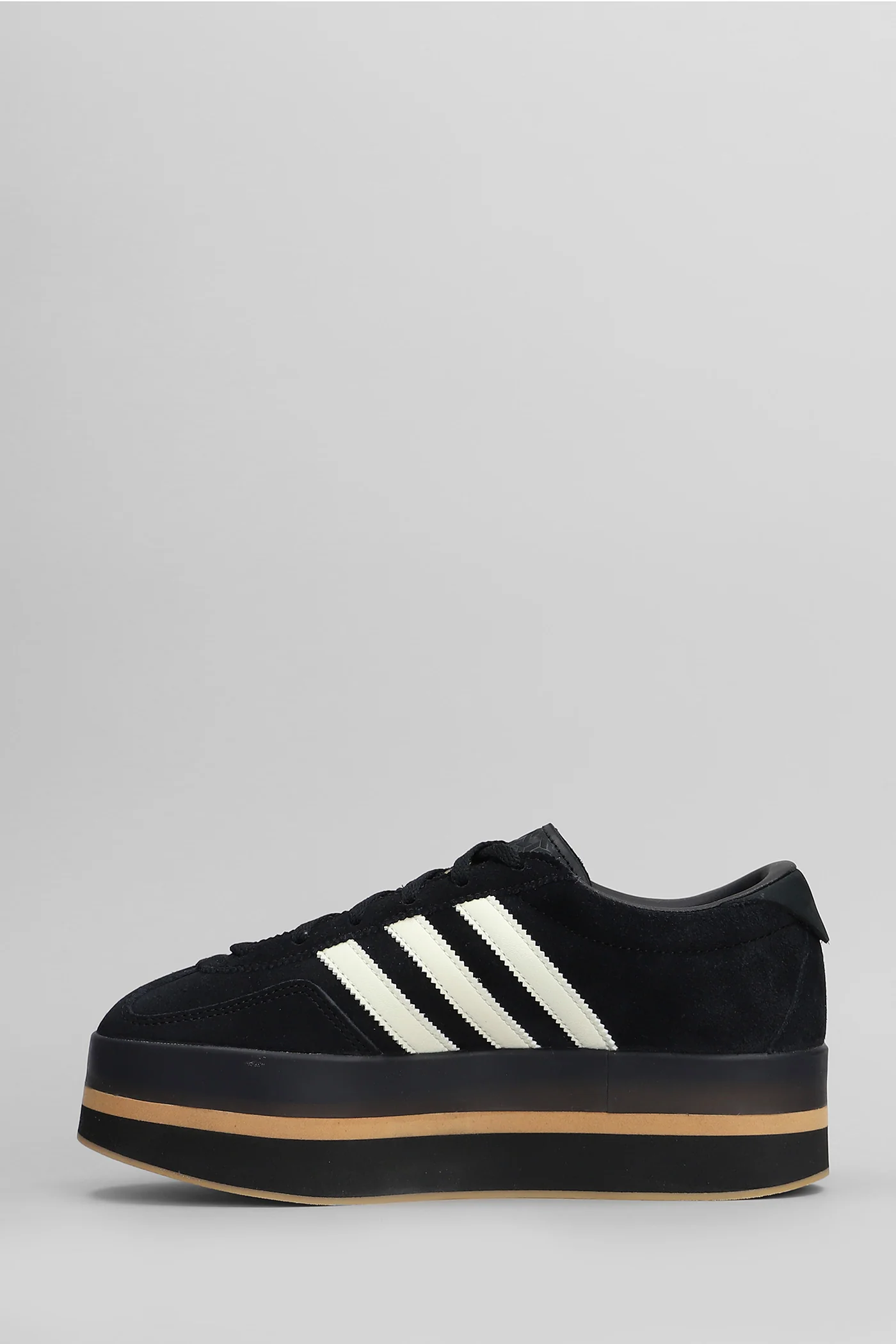 Gazelle Stack Sneakers in black suede - Image 3