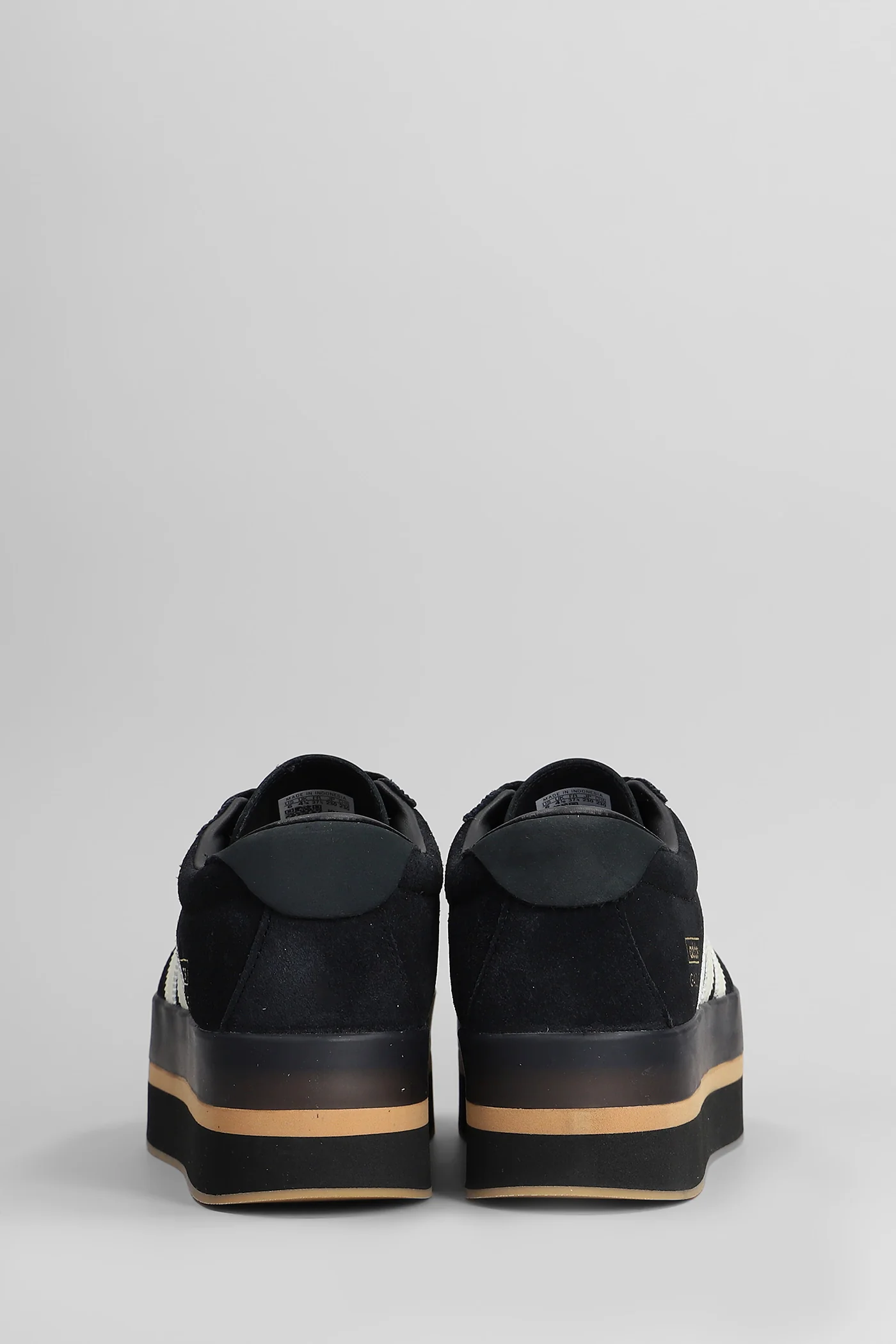 Gazelle Stack Sneakers in black suede - Image 4