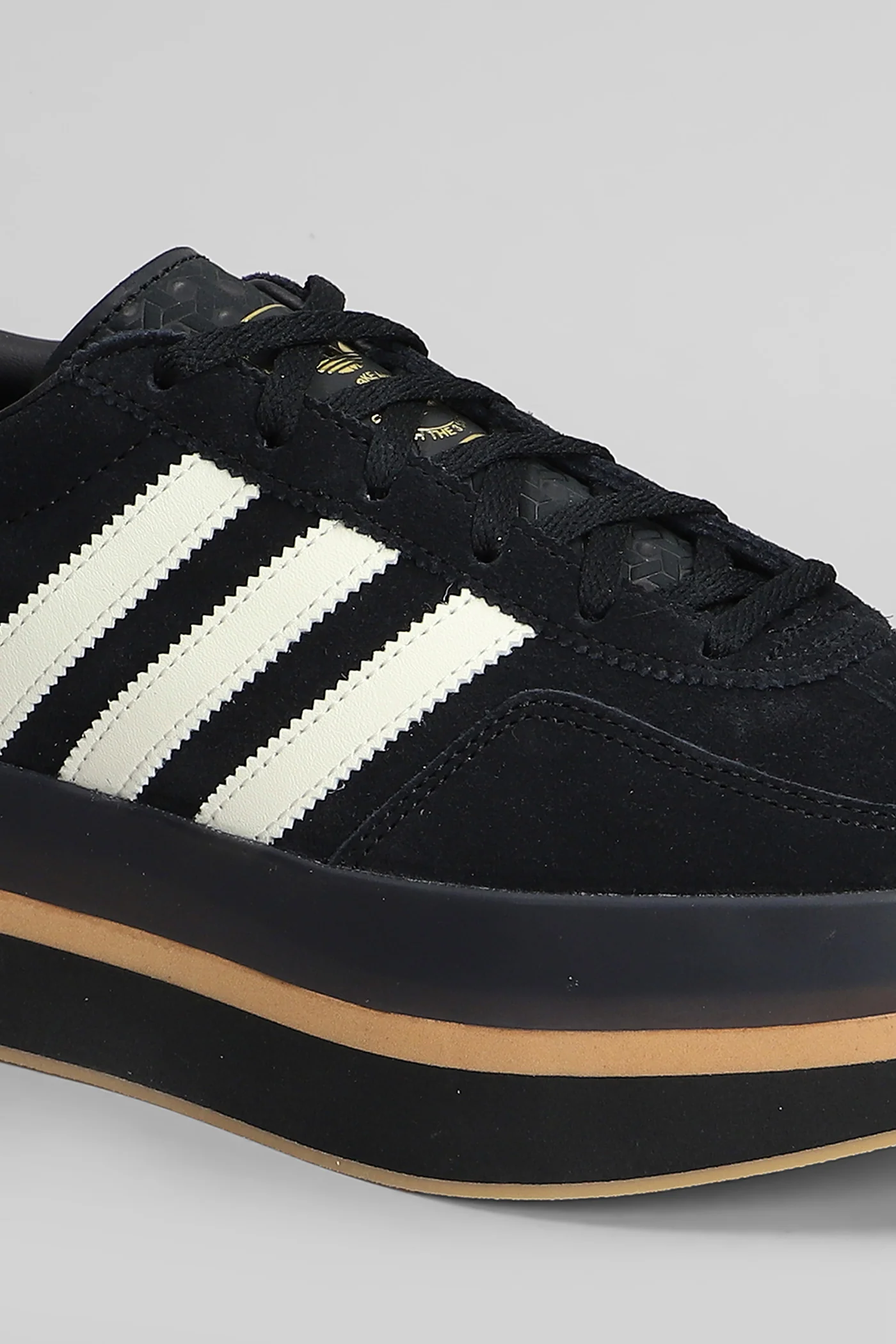 Gazelle Stack Sneakers in black suede - Image 5