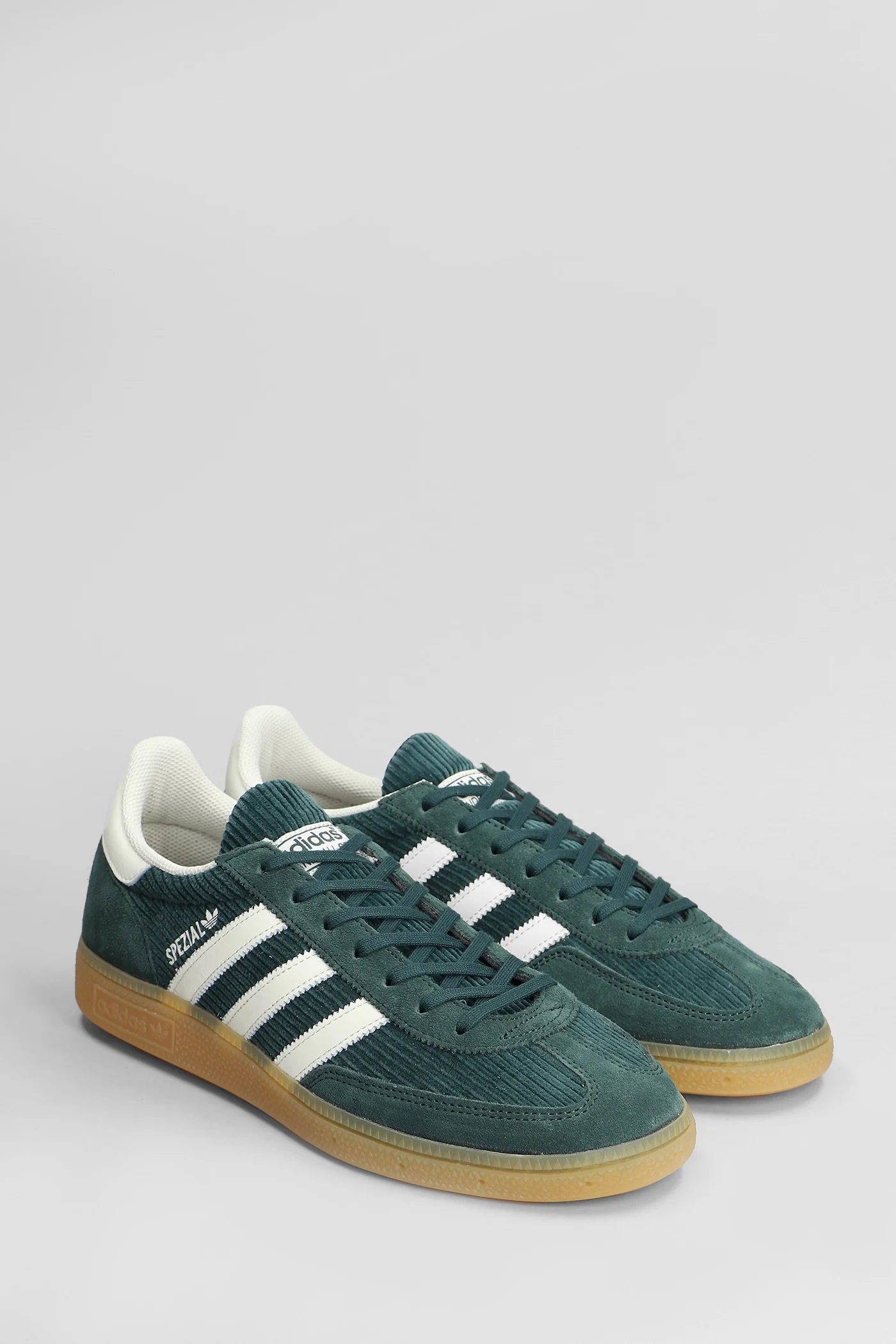 Handball Spezial Sneakers in green suede - Image 2