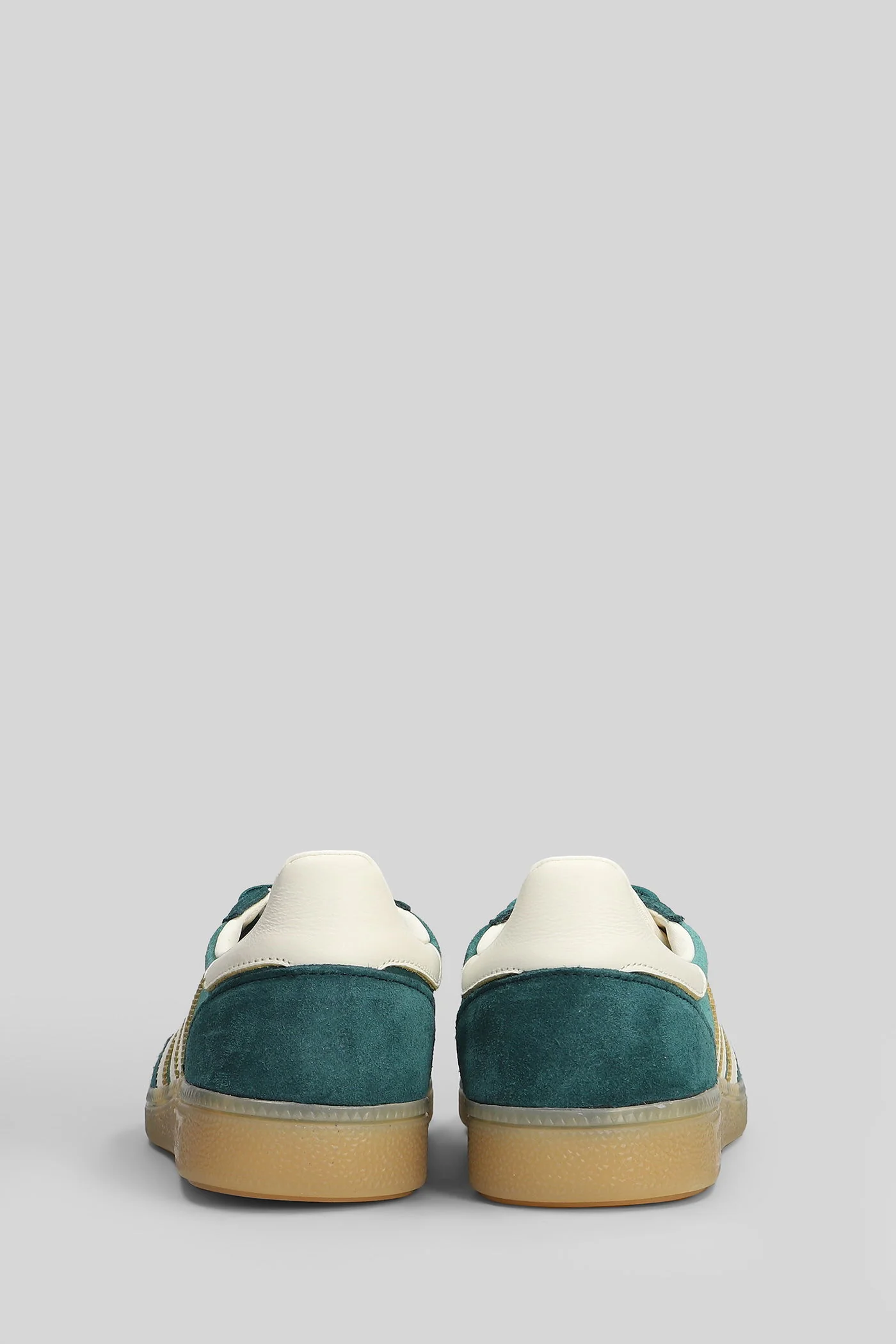 Handball Spezial Sneakers in green suede - Image 4