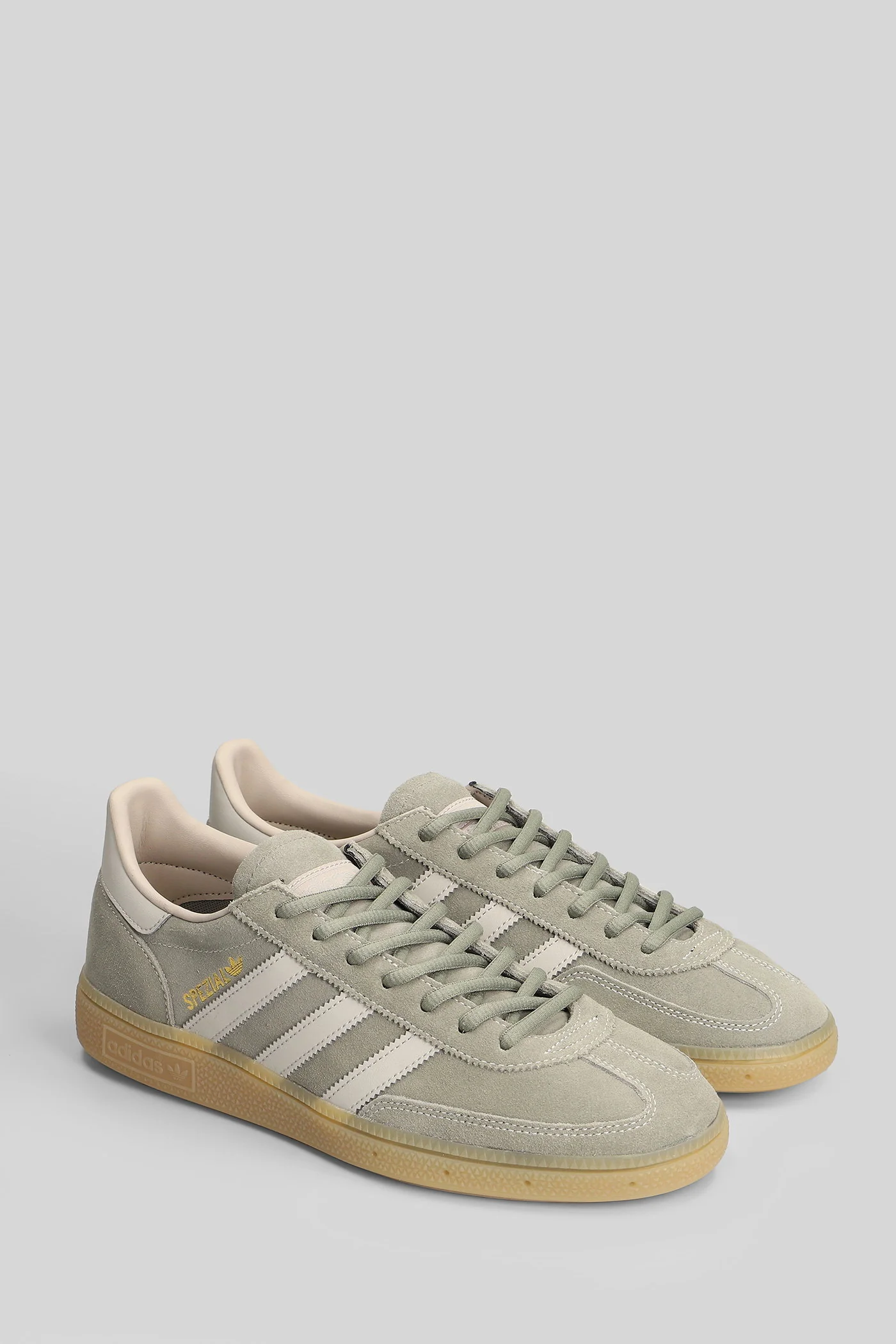 Handball Spezial Sneakers in grey suede and leather - Image 2