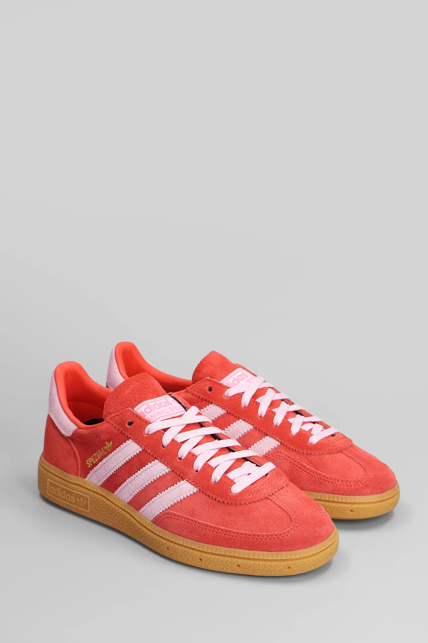 Handball Spezial Sneakers in red suede - Image 2