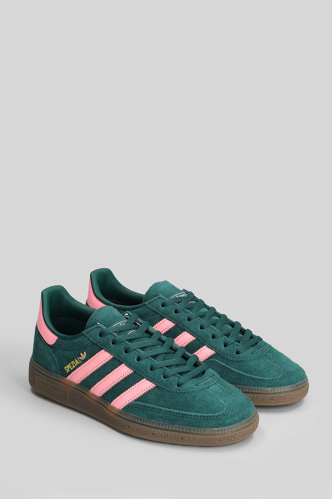 Handball Spezial W Sneakers in green suede and leather - Image 2