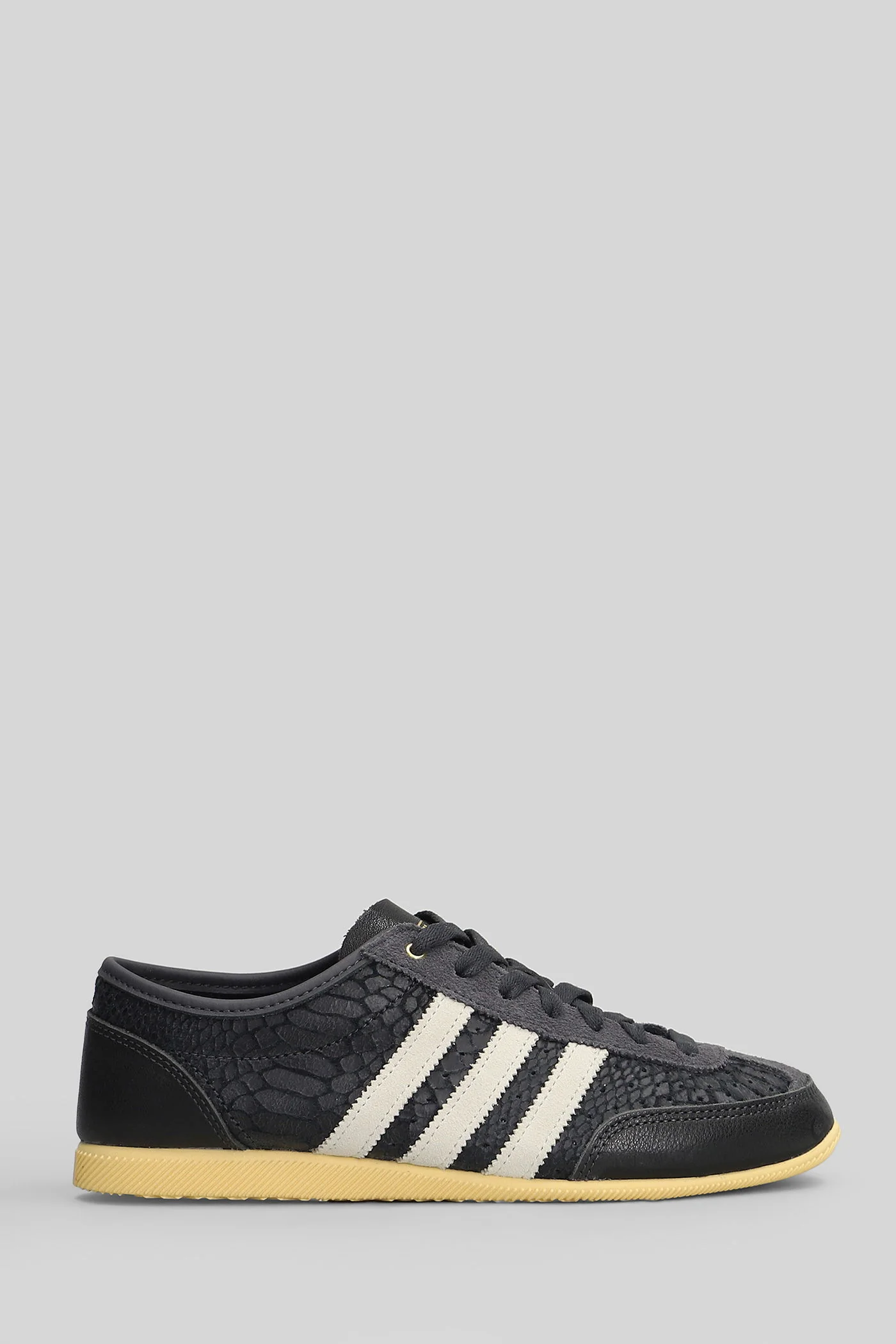 Japan Deco Sneakers in black leather