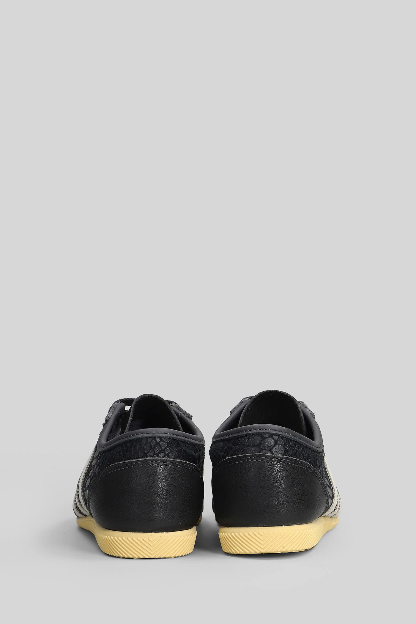 Japan Deco Sneakers in black leather - Image 4
