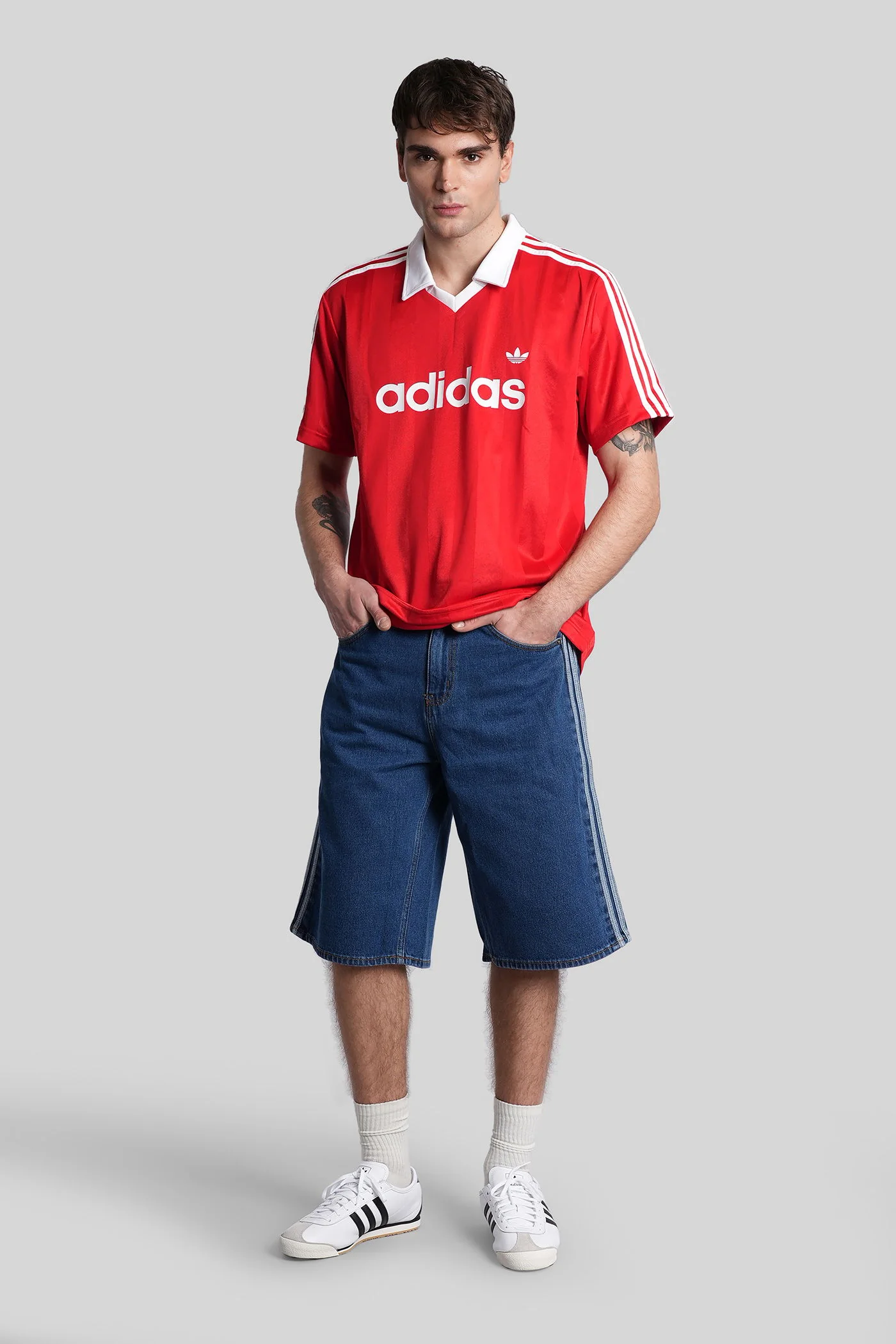 Jsy Polo in red polyester - Image 2