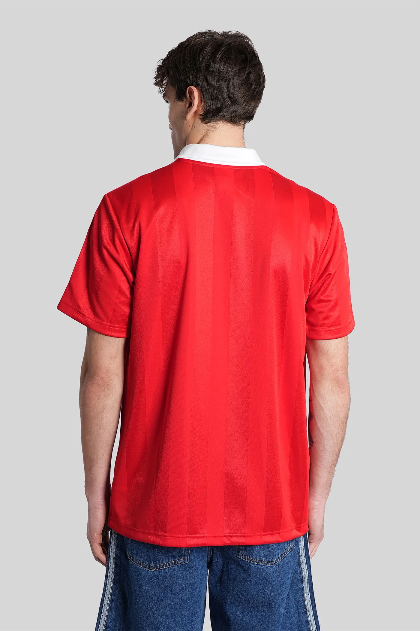 Jsy Polo in red polyester - Image 3
