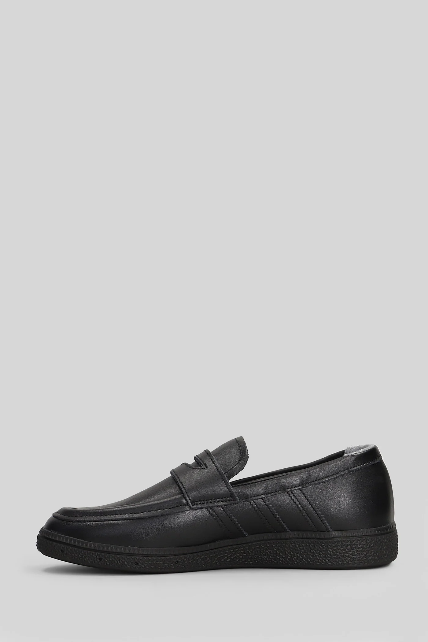 Loafer Handball Loafers in black leather - Image 3