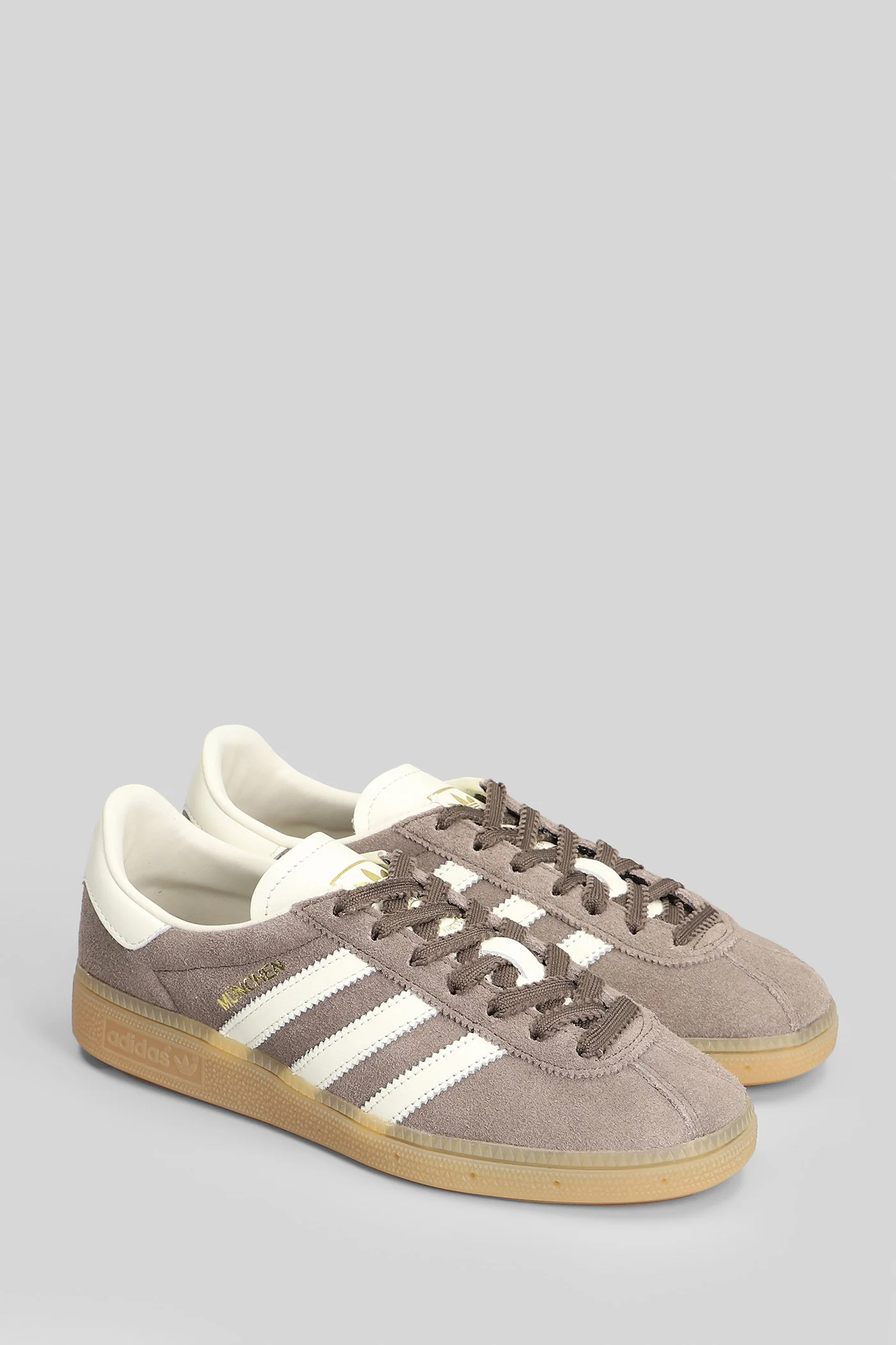 Muenchen Sneakers in taupe suede - Image 2