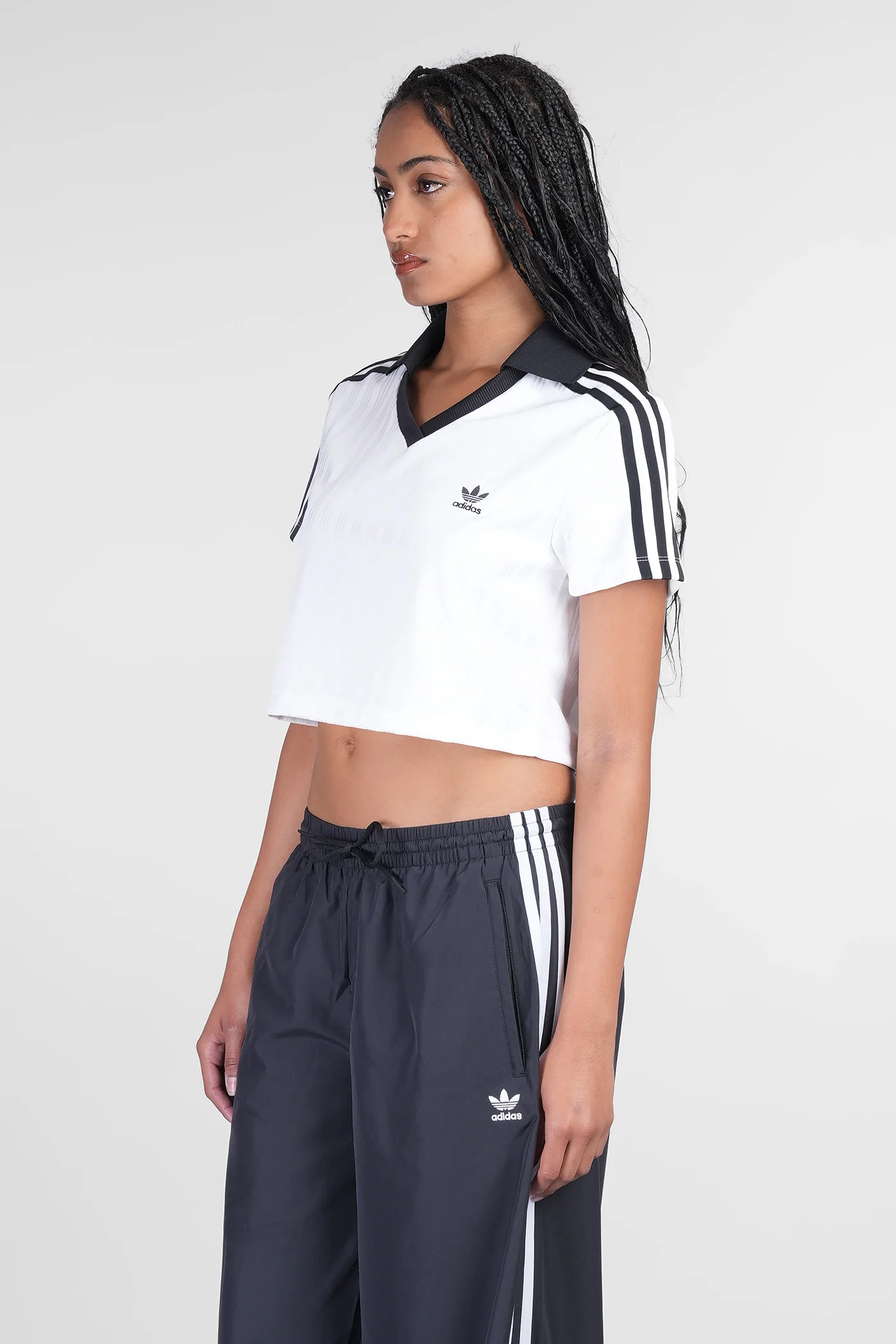 Polo in white cotton - Image 4