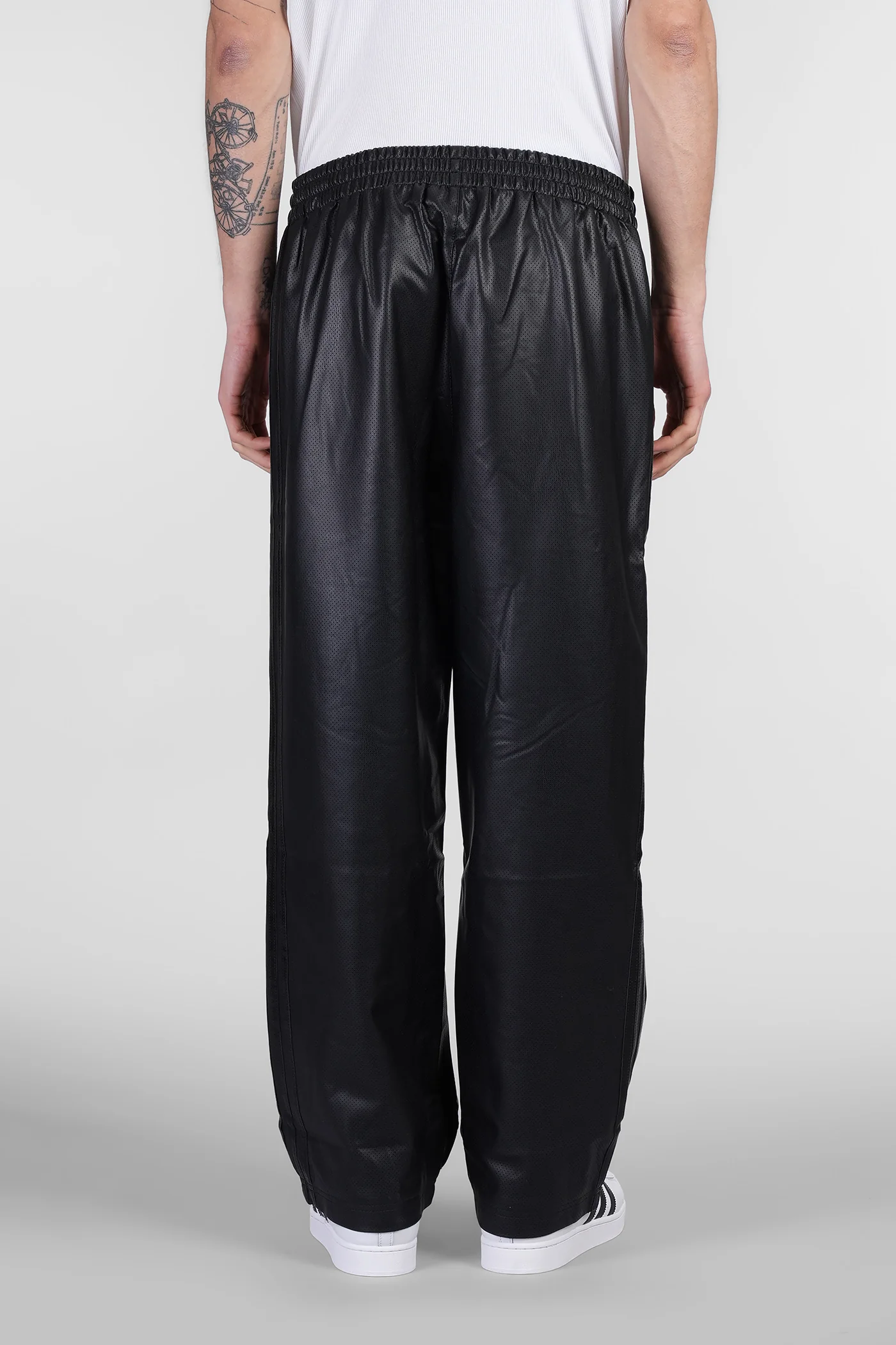 Prem Tp Pants in black faux leather - Image 3