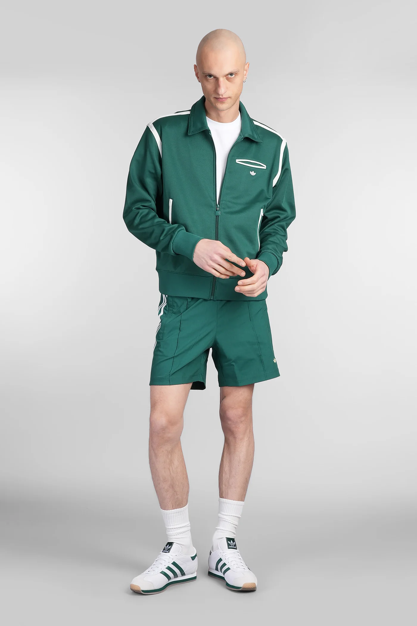 Premi Shrt Shorts in green polyamide - Image 2