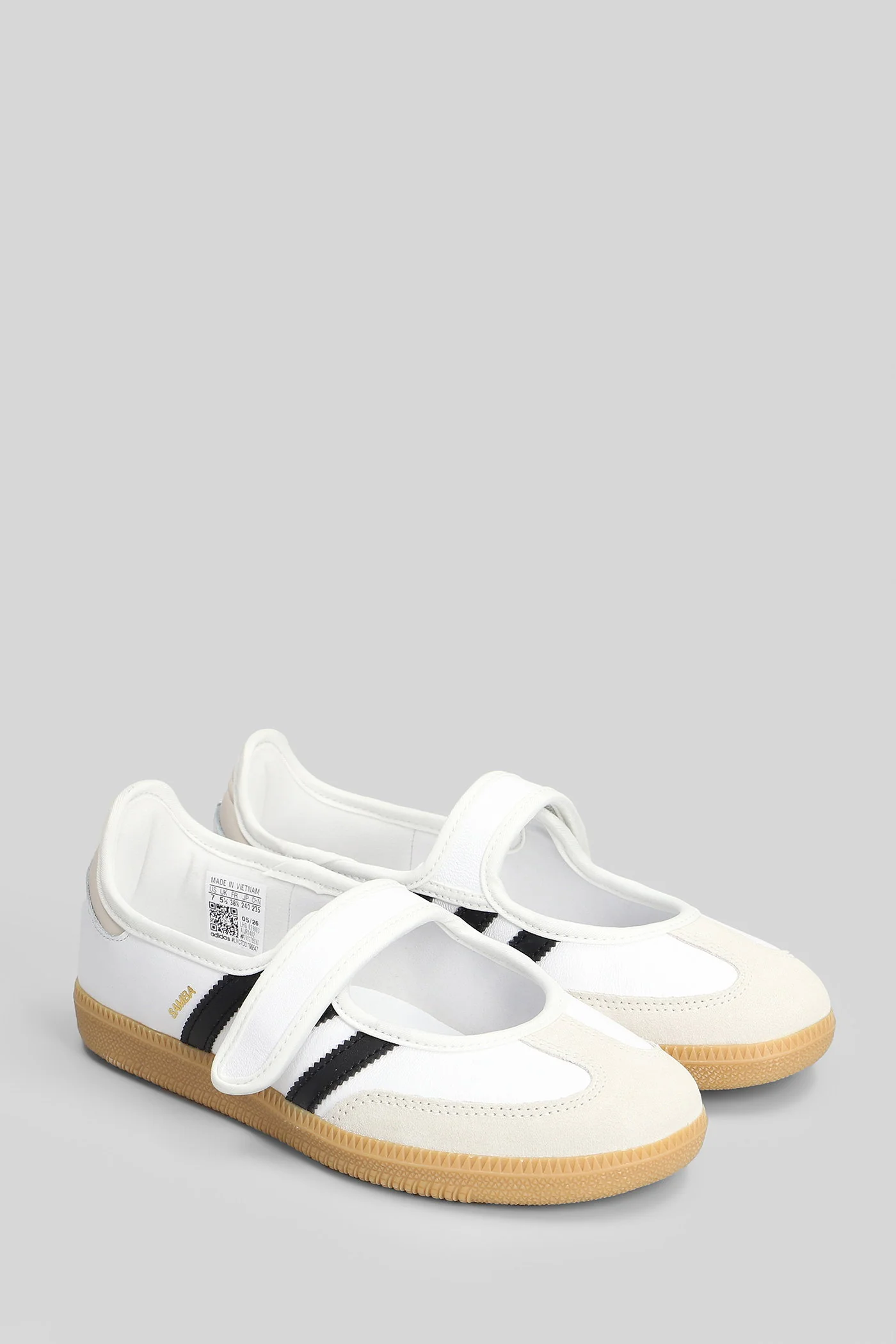 Samba Jane Sneakers in white leather - Image 2