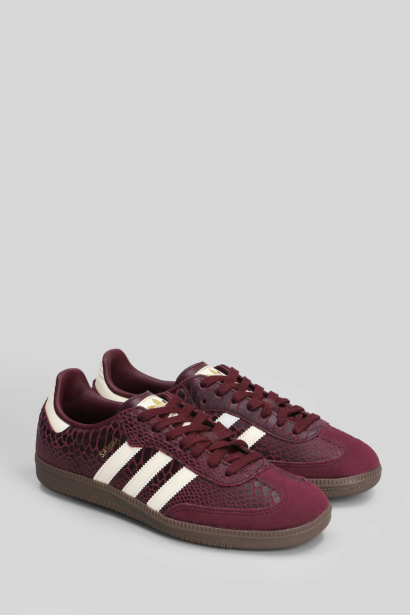 Samba Og Sneakers in bordeaux suede and leather - Image 2