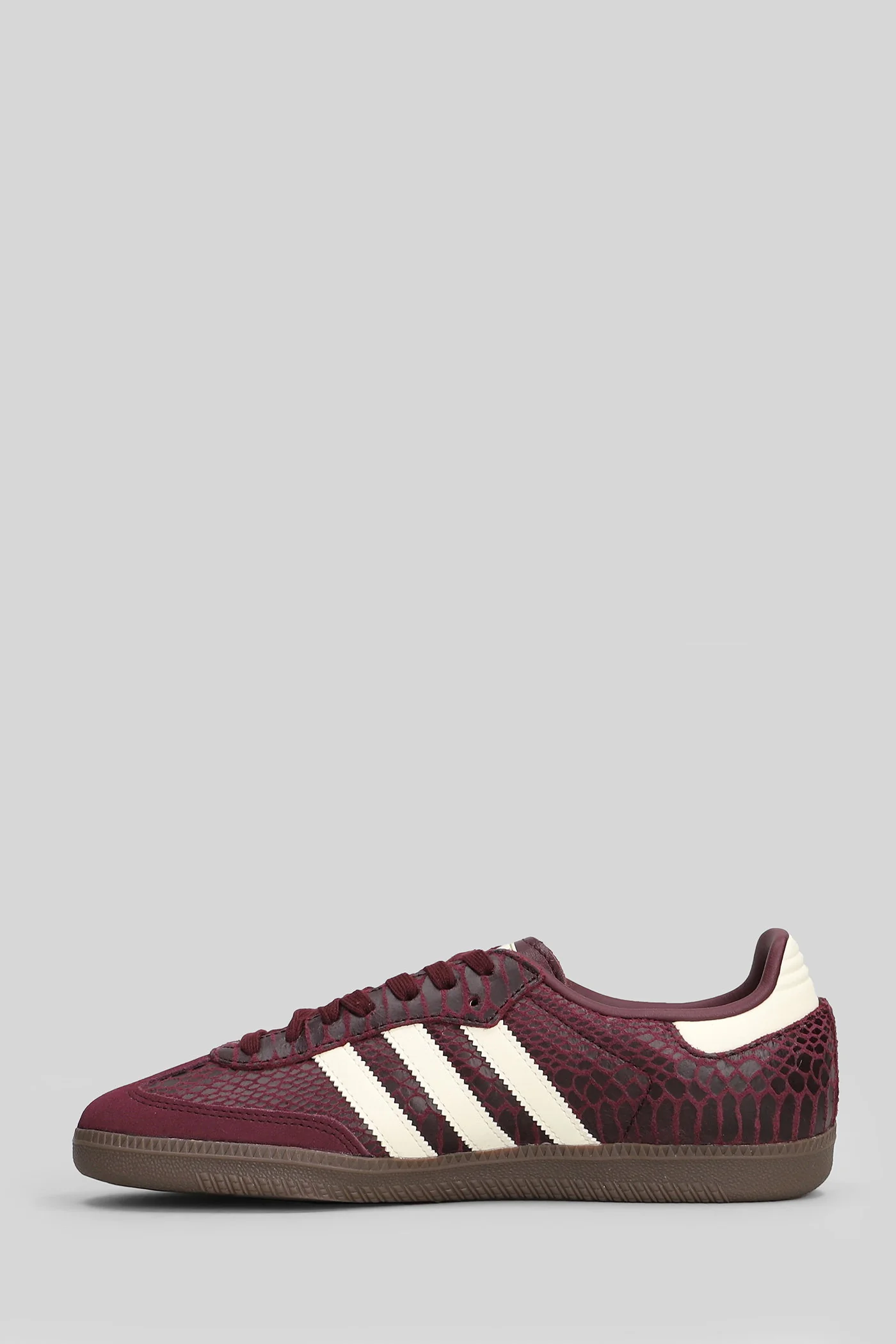 Samba Og Sneakers in bordeaux suede and leather - Image 3