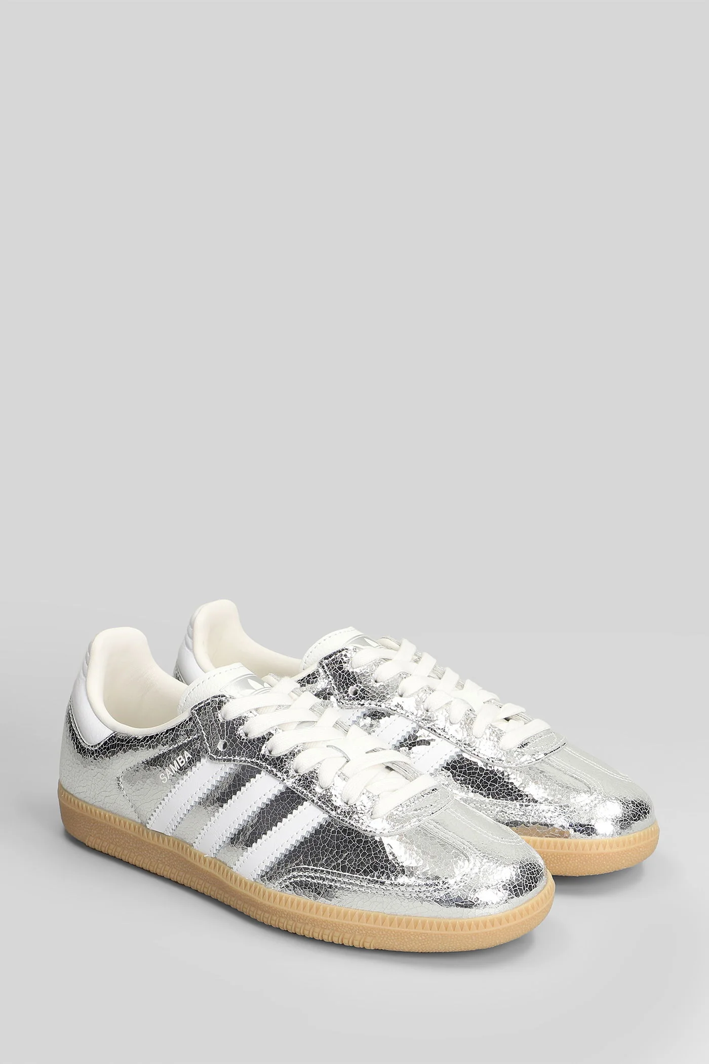 Samba OG Sneakers in silver leather - Image 2