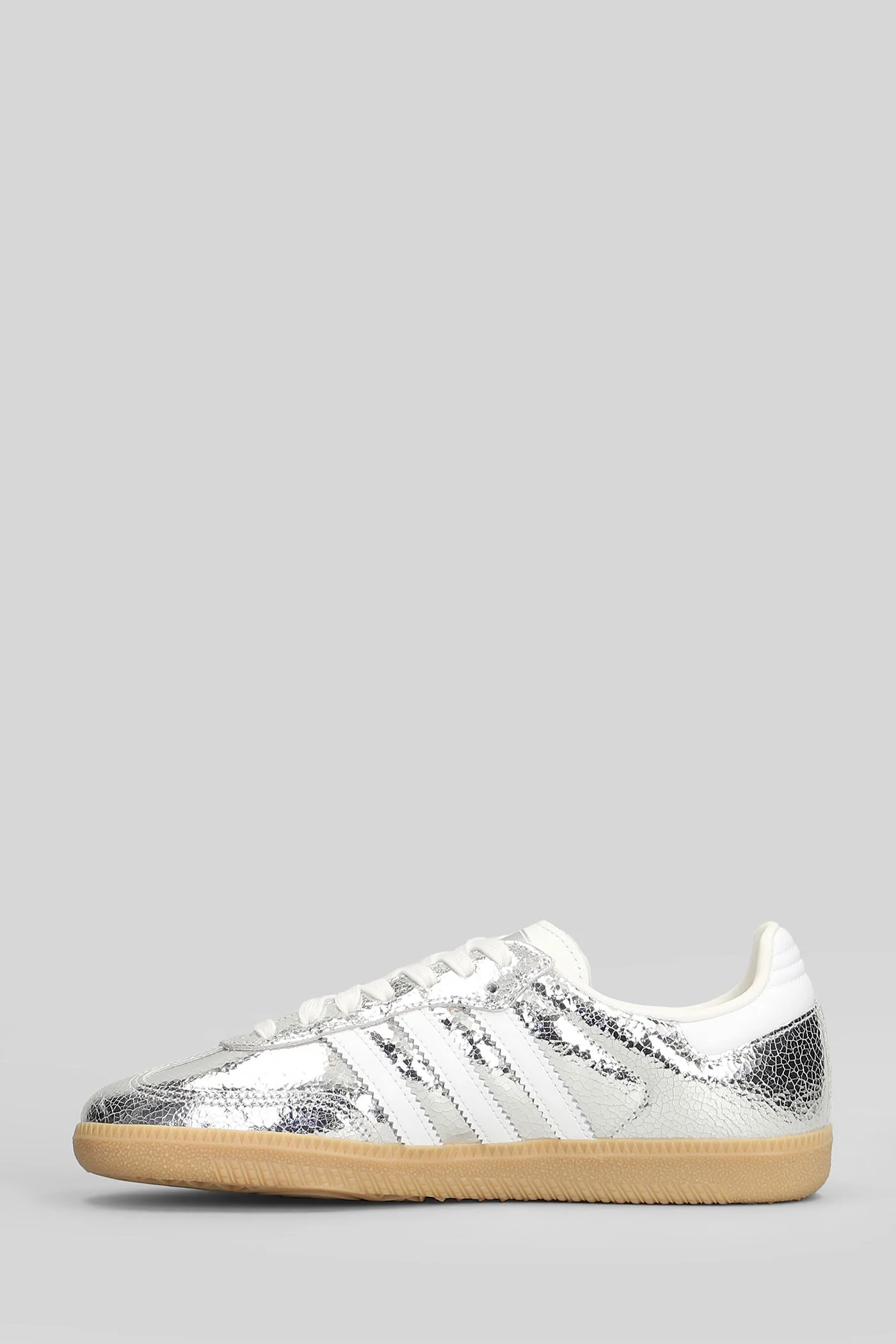 Samba OG Sneakers in silver leather - Image 3